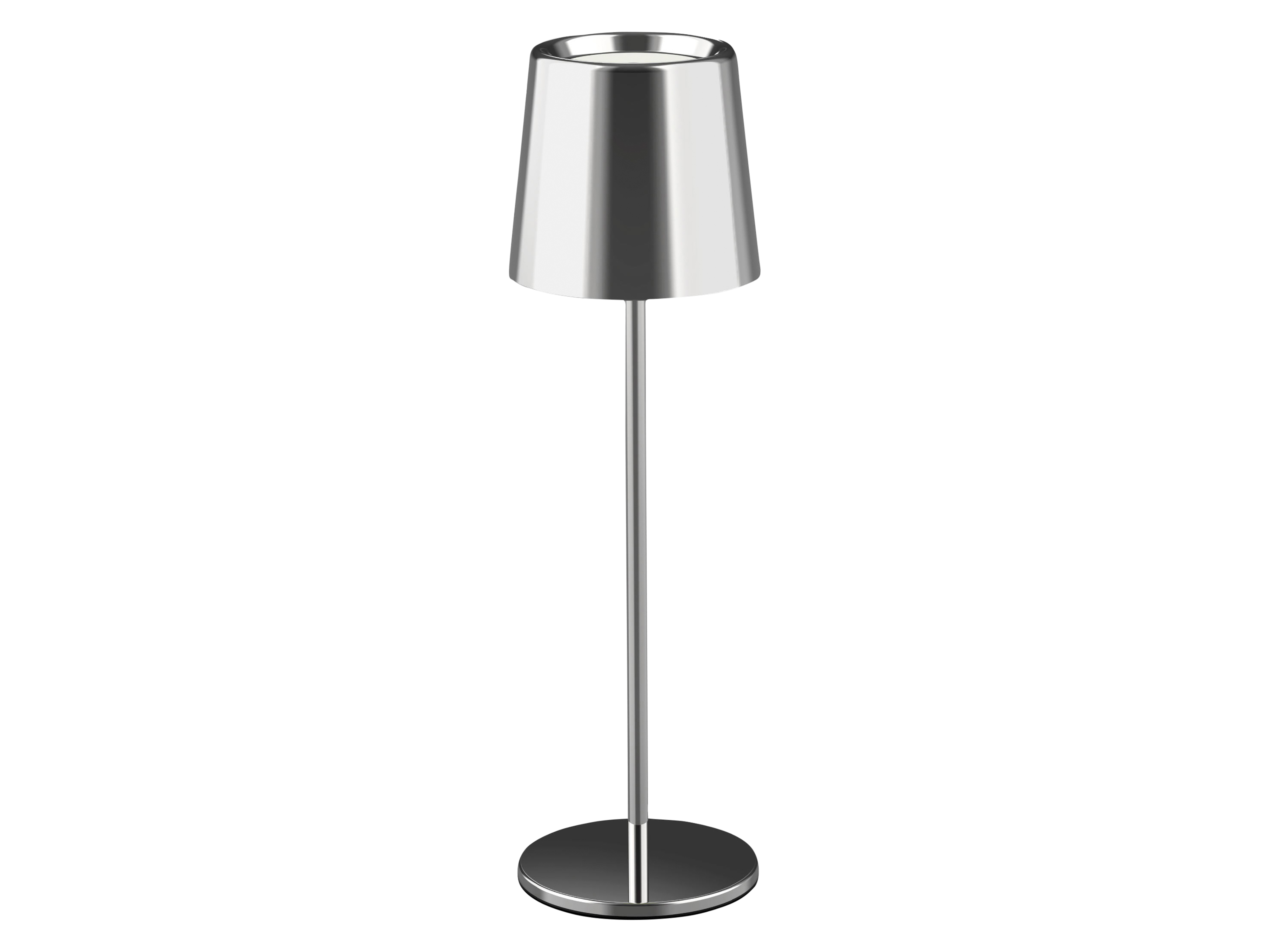 MÜLLER-LICHT LED-Akku-Tischleuchte Holly, 3 W, 300 lm, silber