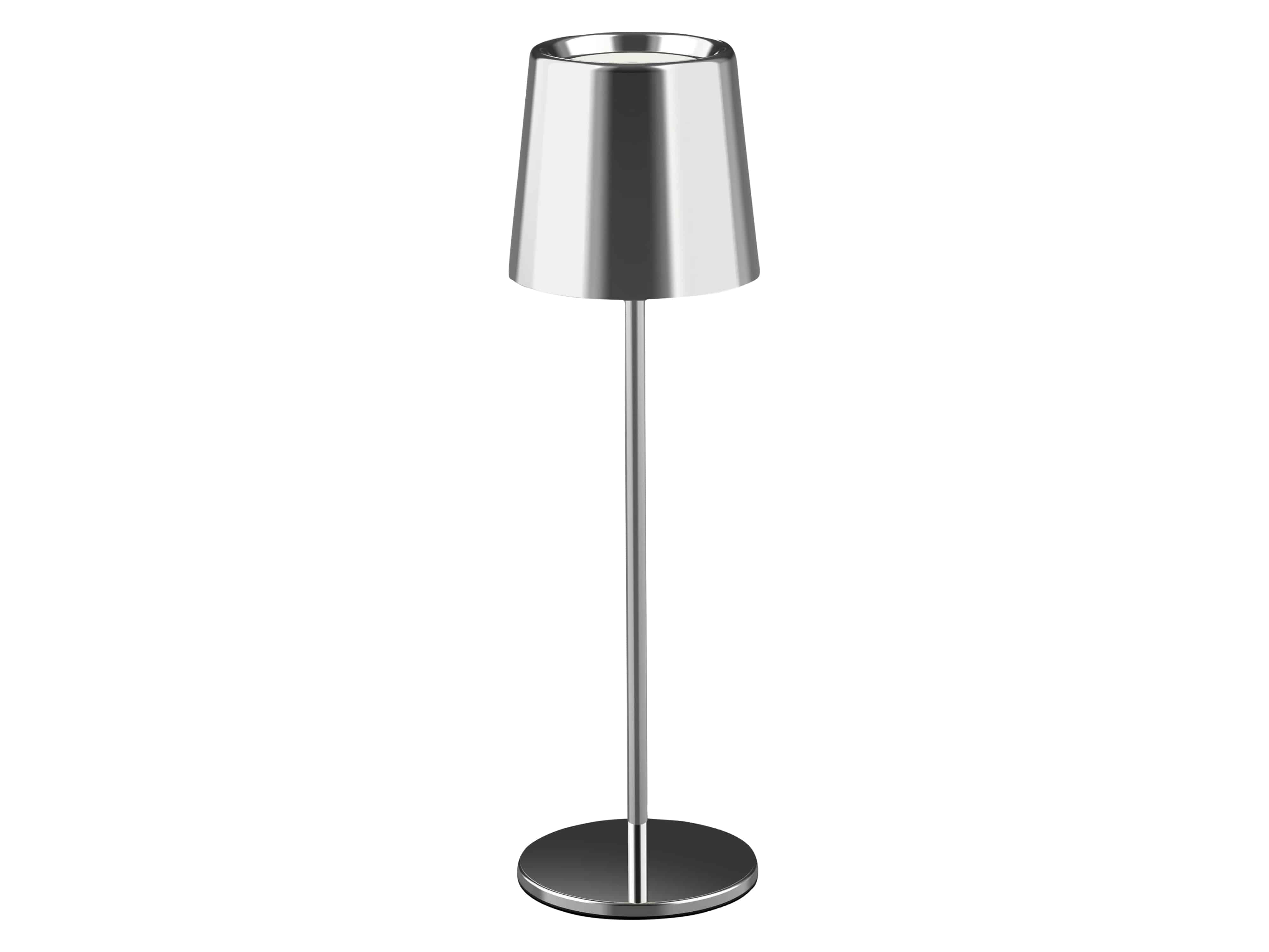 MÜLLER-LICHT LED-Akku-Tischleuchte Holly, 3 W, 300 lm, silber MÜLLER-LICHT LED-Akku-Tischleuchte Holly, 3 W, 300 lm, silber