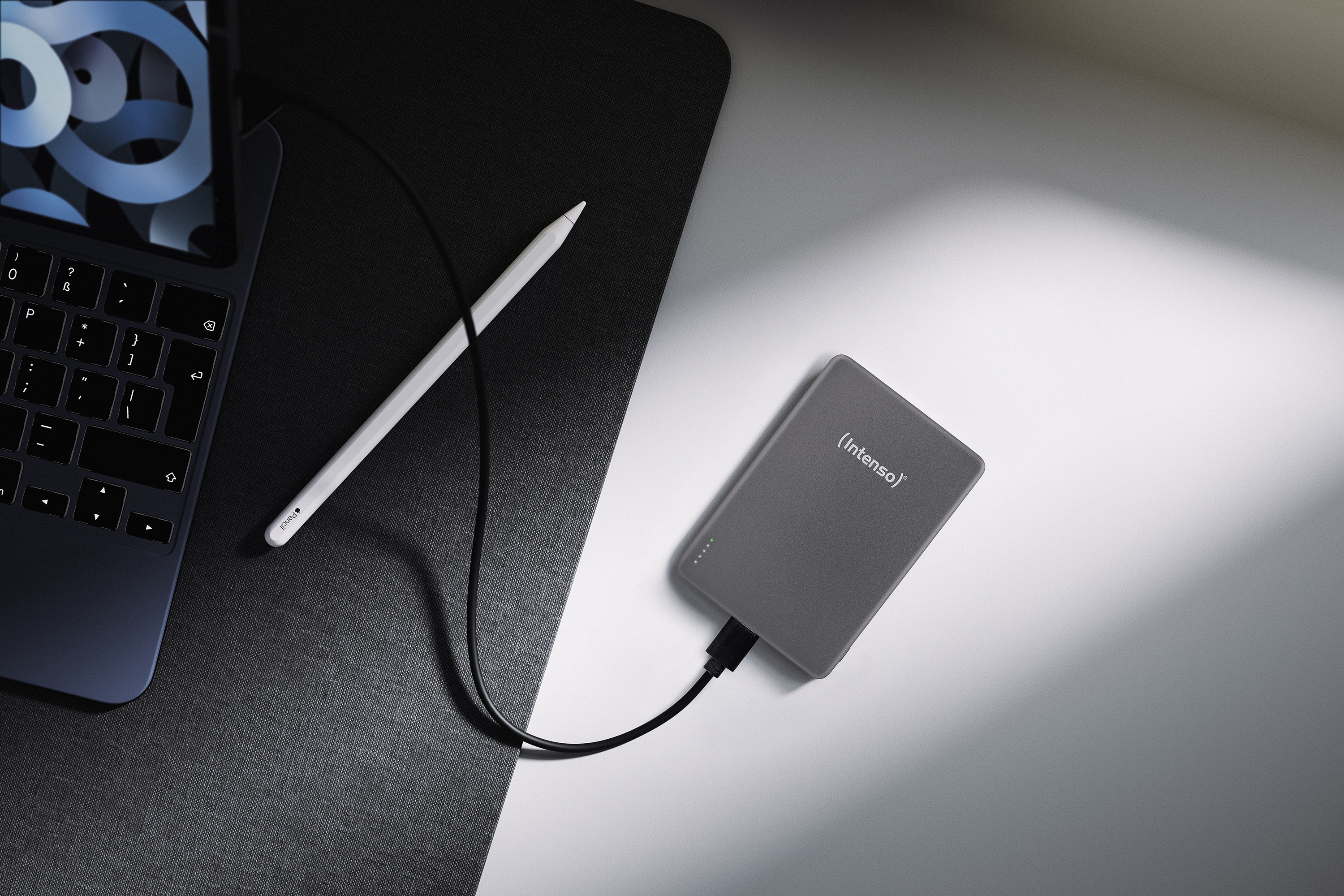 INTENSO Powerbank Magnetic Wireless, MW 10000, grau INTENSO Powerbank Magnetic Wireless, MW 10000, grau