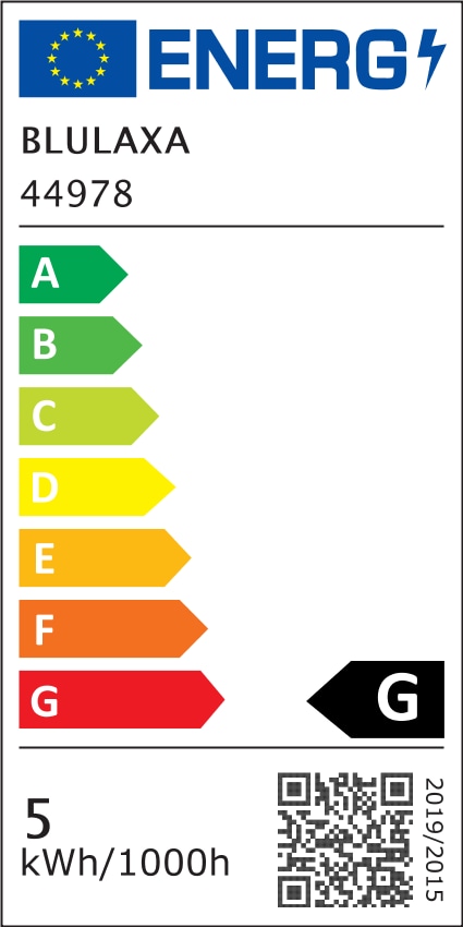 BLULAXA LED FlexFilament A60, E27, 4,8 W, 2200 K, EEK: G, 380 lm, IP, dimmbar, warmweiß20 BLULAXA LED FlexFilament A60, E27, 4,8 W, 2200 K, EEK: G, 380 lm, IP, dimmbar, warmweiß20