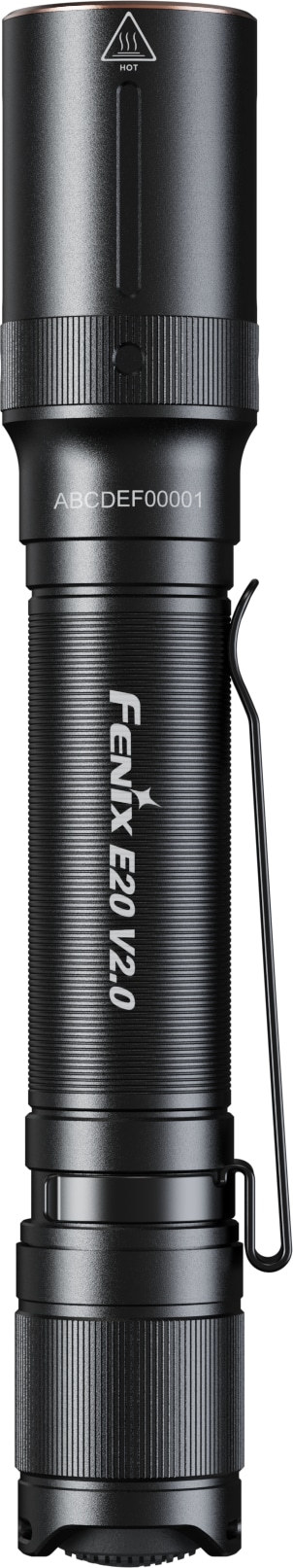 FENIX LED-Taschenlampe E20 V2.0, schwarz FENIX LED-Taschenlampe E20 V2.0, schwarz