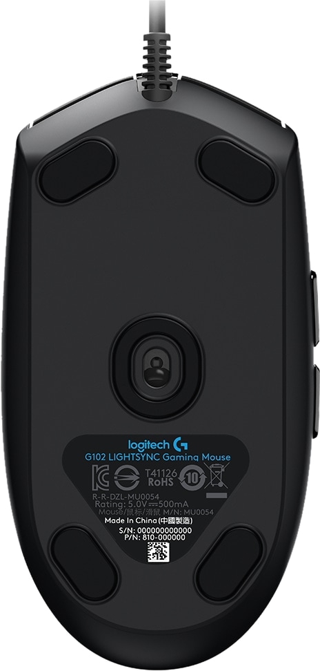 LOGITECH Gamingmaus G102 Lightsync schwarz LOGITECH Gamingmaus G102 Lightsync schwarz