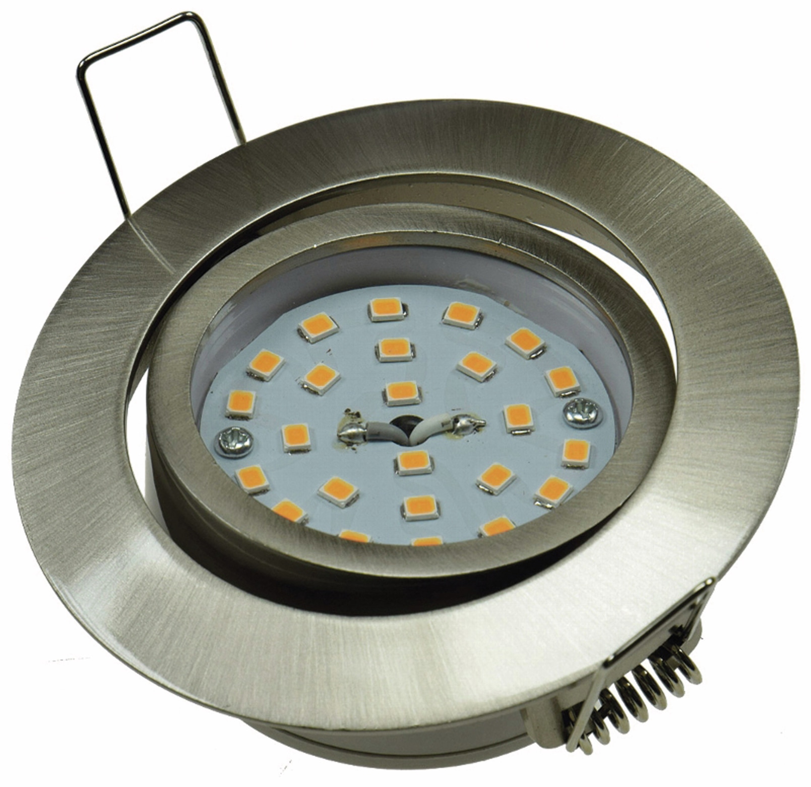 CHILITEC LED-Einbauleuchte "Flat-32" EEK F, 5 W, 590 lm, 4000 K, Edelstahl CHILITEC LED-Einbauleuchte "Flat-32" EEK F, 5 W, 490 lm, 4000 K, Edelstahl