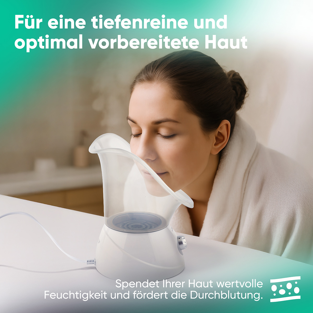 CLATRONIC Gesichtssauna & Inhalationsgerät GS 3656, 3-Stufen CLATRONIC Gesichtssauna & Inhalationsgerät GS 3656, 3-Stufen