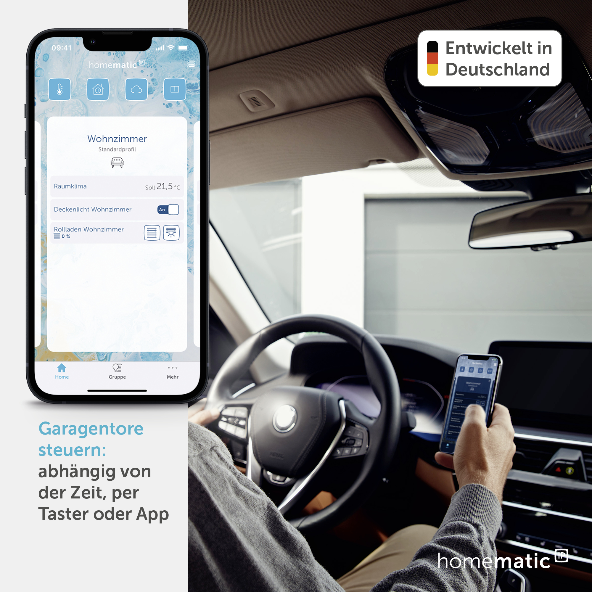 HOMEMATIC IP Smart Home 150586A0, Garagentortaster HOMEMATIC IP Smart Home 150586A0, Garagentortaster