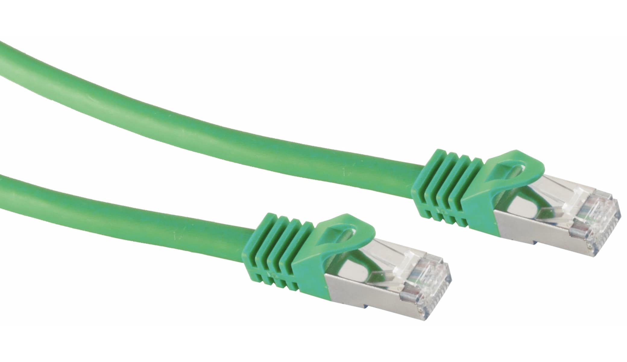 S-IMPULS RJ45 Patchkabel S/FTP (PIMF), m. CAT.7 Rohkabel, 1 m, grün S-IMPULS RJ45 Patchkabel S/FTP (PIMF), m. CAT.7 Rohkabel, 1 m, grün