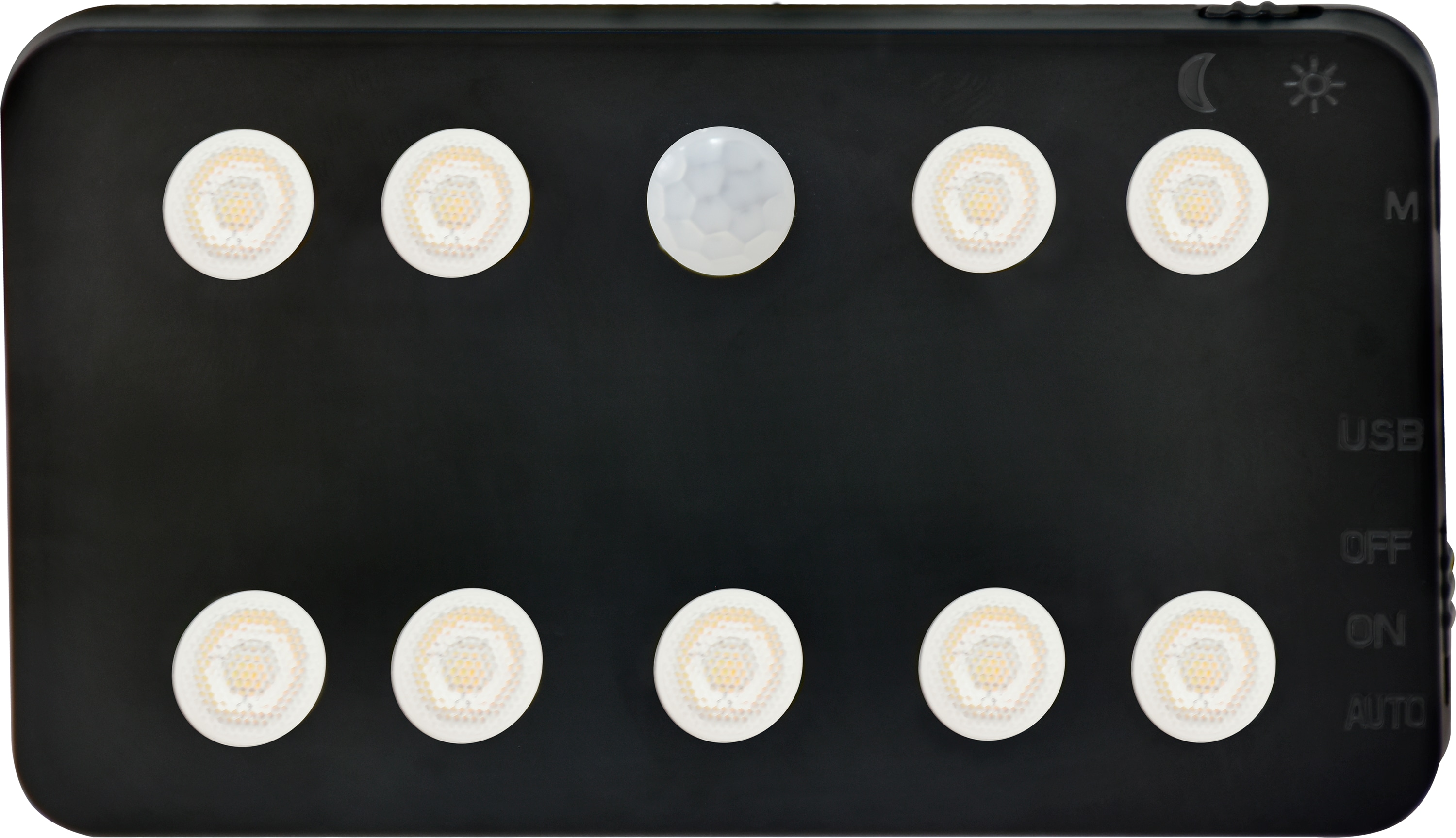 REV LED-Akku-Wandleuchte, Bewegungsmelder, 1,5W, CCT, 110lm, warmweiß, neutralweiß, kaltweiß, IP20, schwarz REV LED-Akku-Wandleuchte, Bewegungsmelder, 1,5W, CCT, 110lm, warmweiß, neutralweiß, kaltweiß, IP20, schwarz