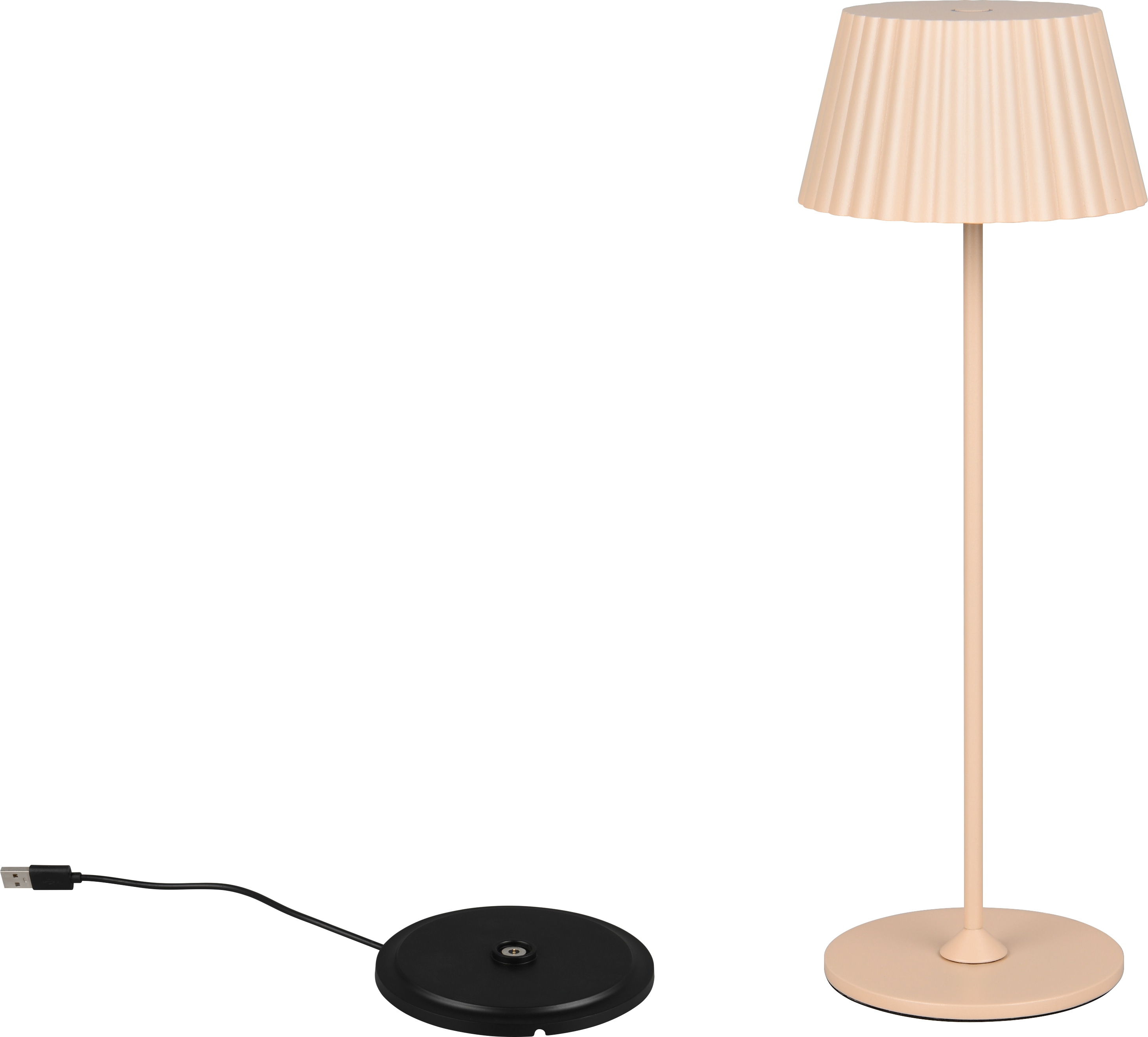 REALITY LED-Akku-Tischleuchte SUAREZ, R57706166, 1,5W, 200lm, 3000K, sand