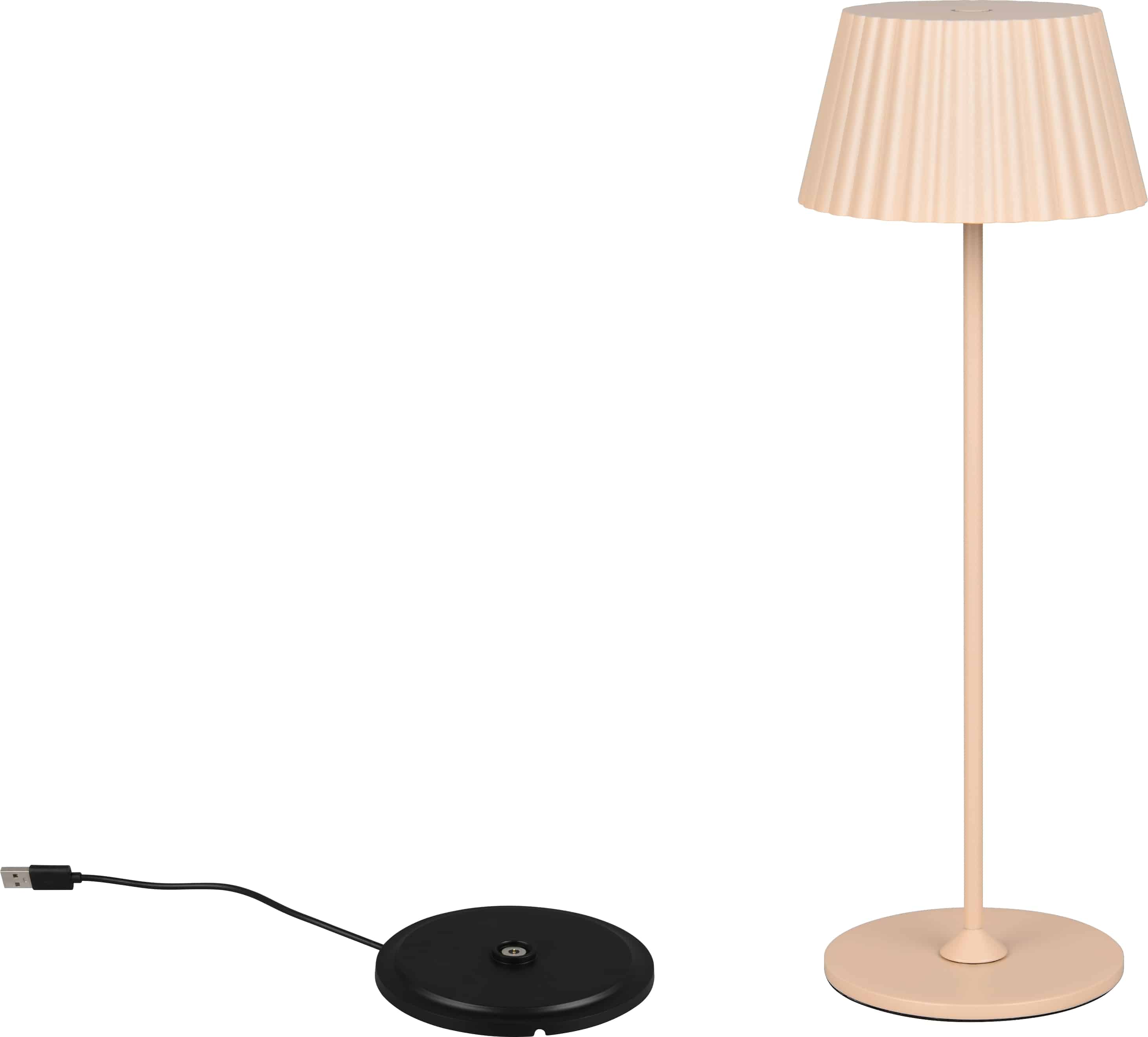 REALITY LED-Akku-Tischleuchte SUAREZ, R57706166, 1,5W, 200lm, 3000K, sand REALITY LED-Akku-Tischleuchte SUAREZ, R57706166, 1,5W, 200lm, 3000K, sand