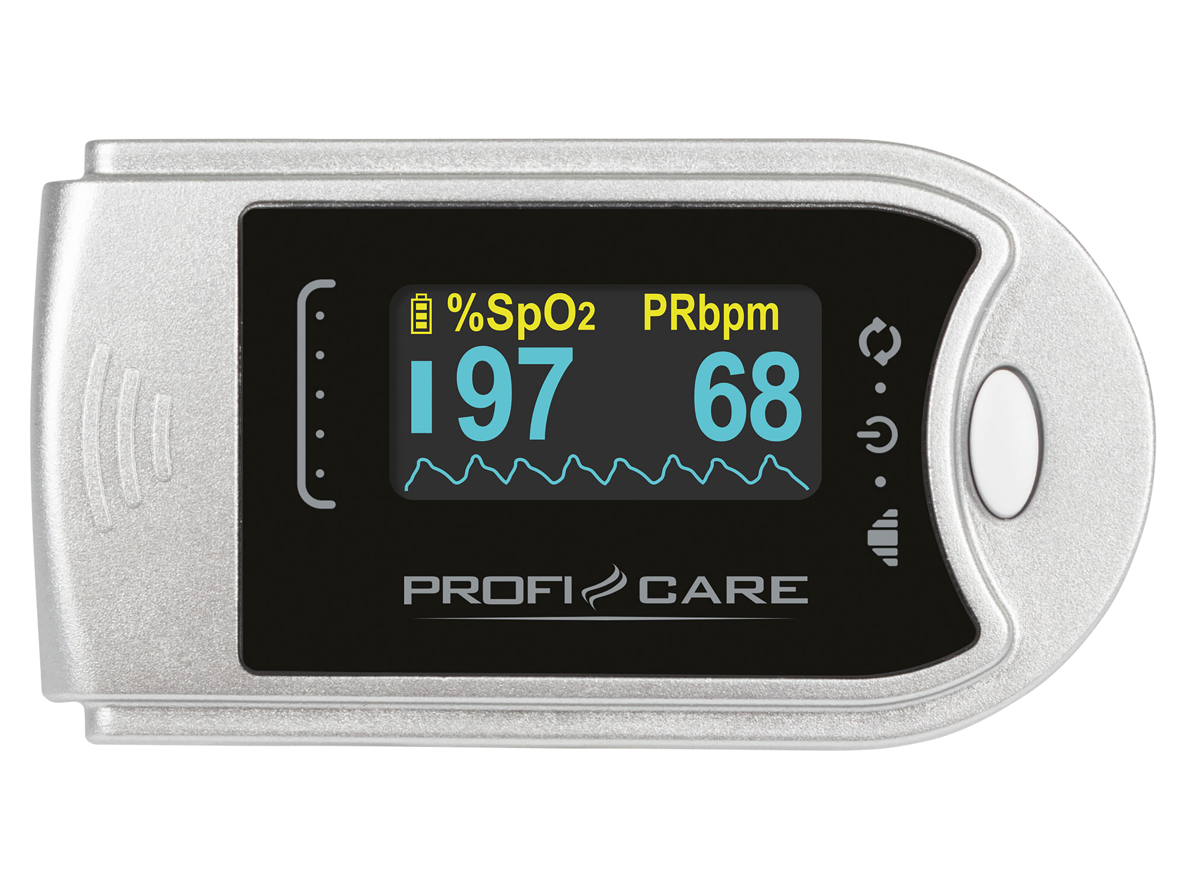 PROFI CARE Pulsoximeter PC-PO 3104, 3 in 1, Blutsauerstoff-Messgerät PROFICARE Pulsoximeter PC-PO 3104, 3 in 1, Blutsauerstoff-Messgerät