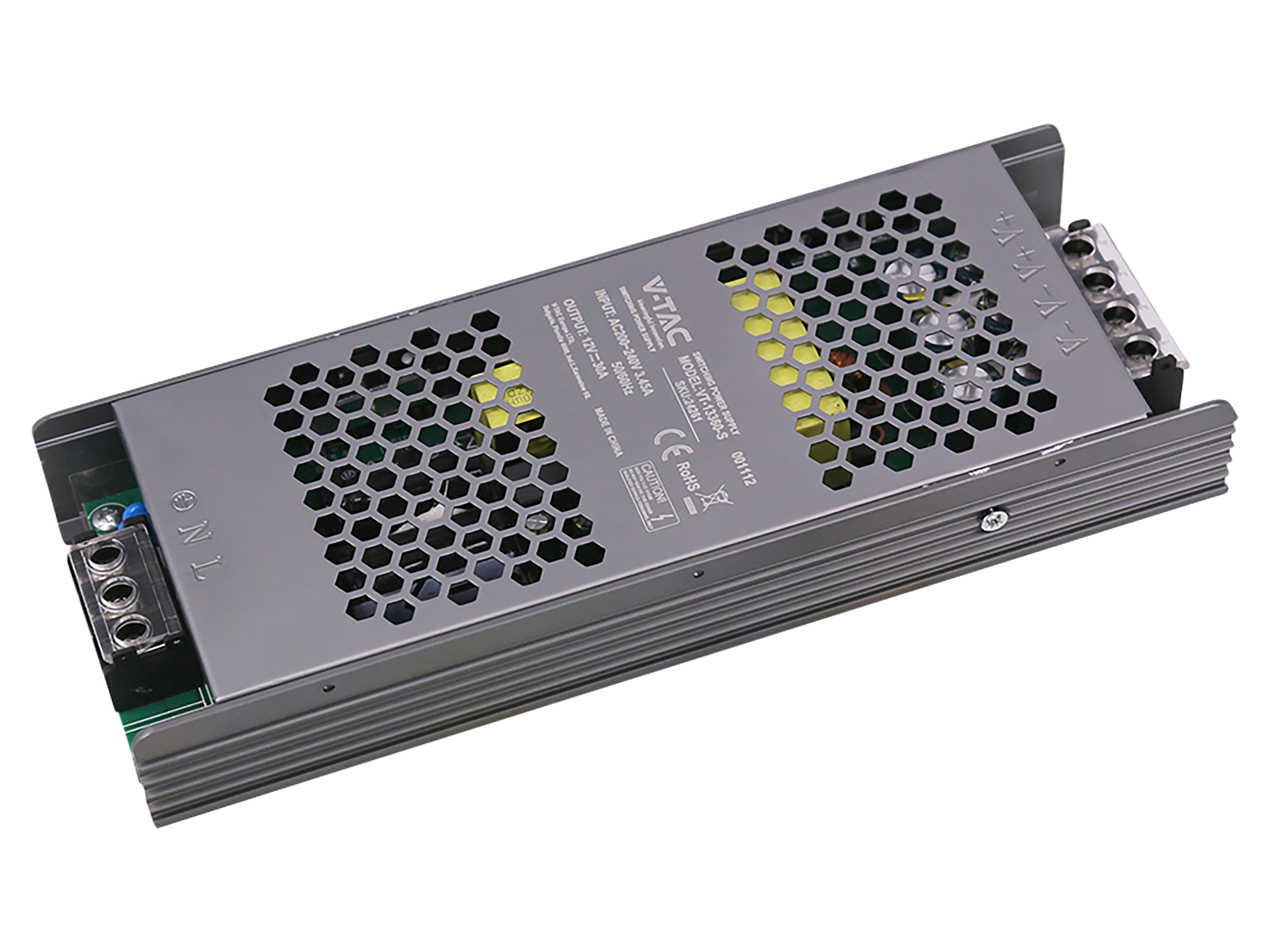 V-TAC Schaltnetzteil, VT-24261, 12V/30A, 360W, IP20 V-TAC Schaltnetzteil, VT-24261, 12V/30A, 360W, IP20