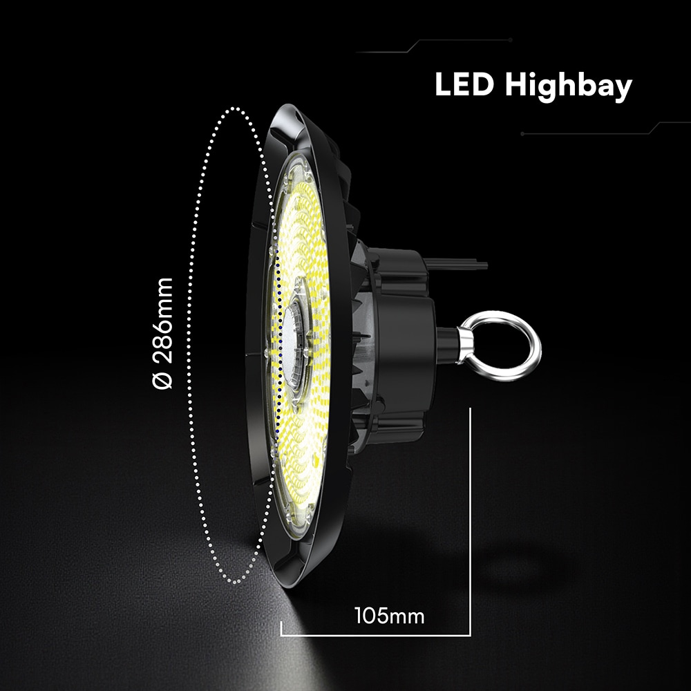 V-TAC LED-Hallenstrahler VT-240766, EEK: D, 150W, 23250lm, 6500K, 90°, IP65