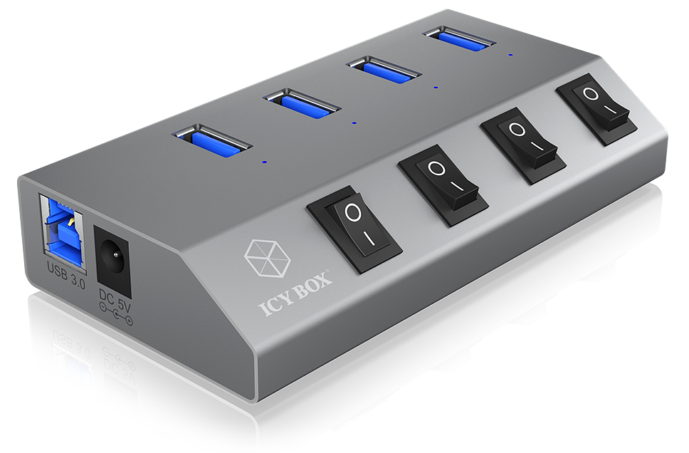 ICY BOX USB-Hub IB-HUB1405 4-Port ICY BOX USB-Hub IB-HUB1405 4-Port