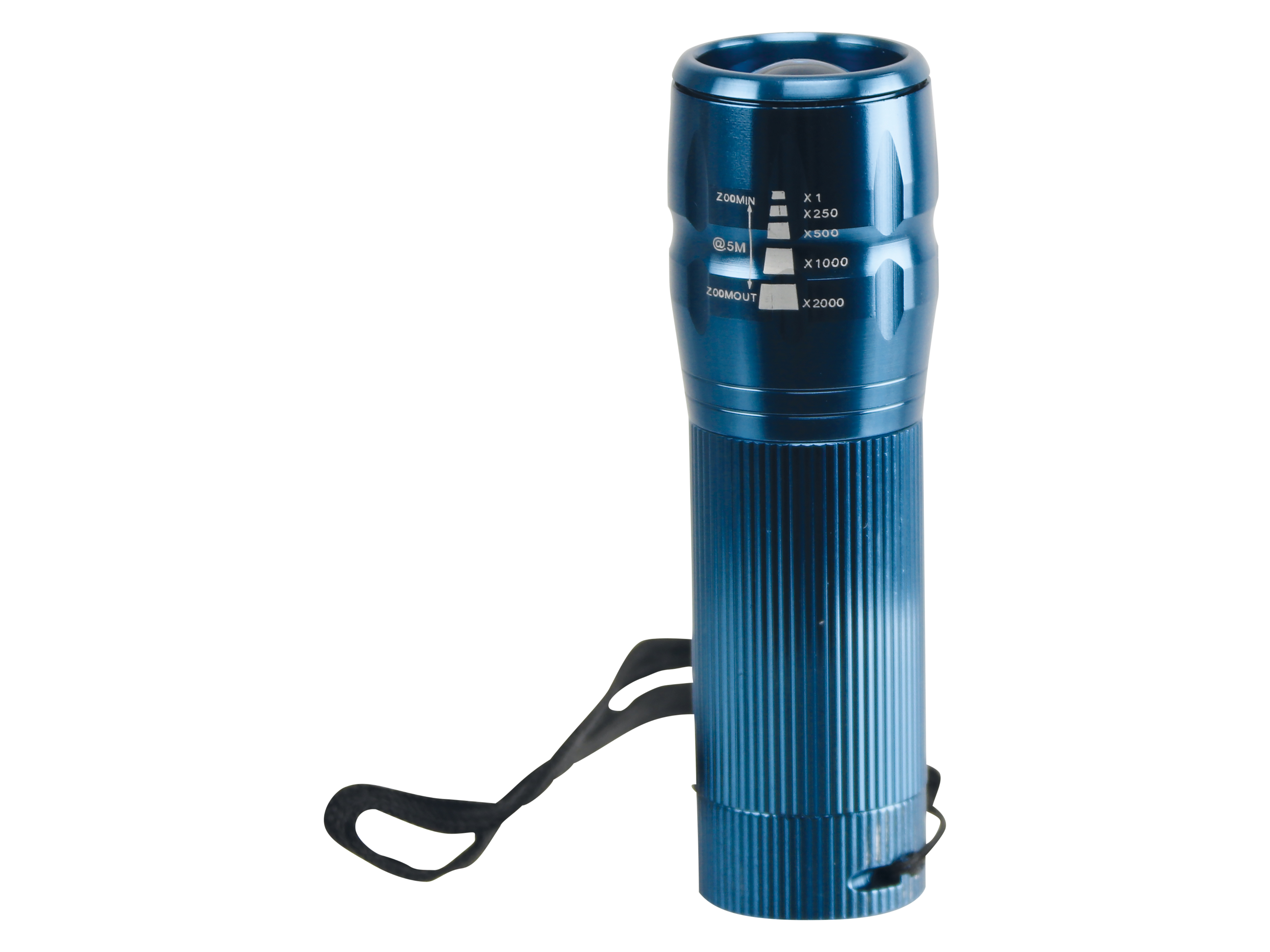 LED-Taschenlampe, Alu, 5 W OSRAM LED, blau, 4xMicro LED-Taschenlampe, Alu, 5 W OSRAM LED, blau, 4xMicro