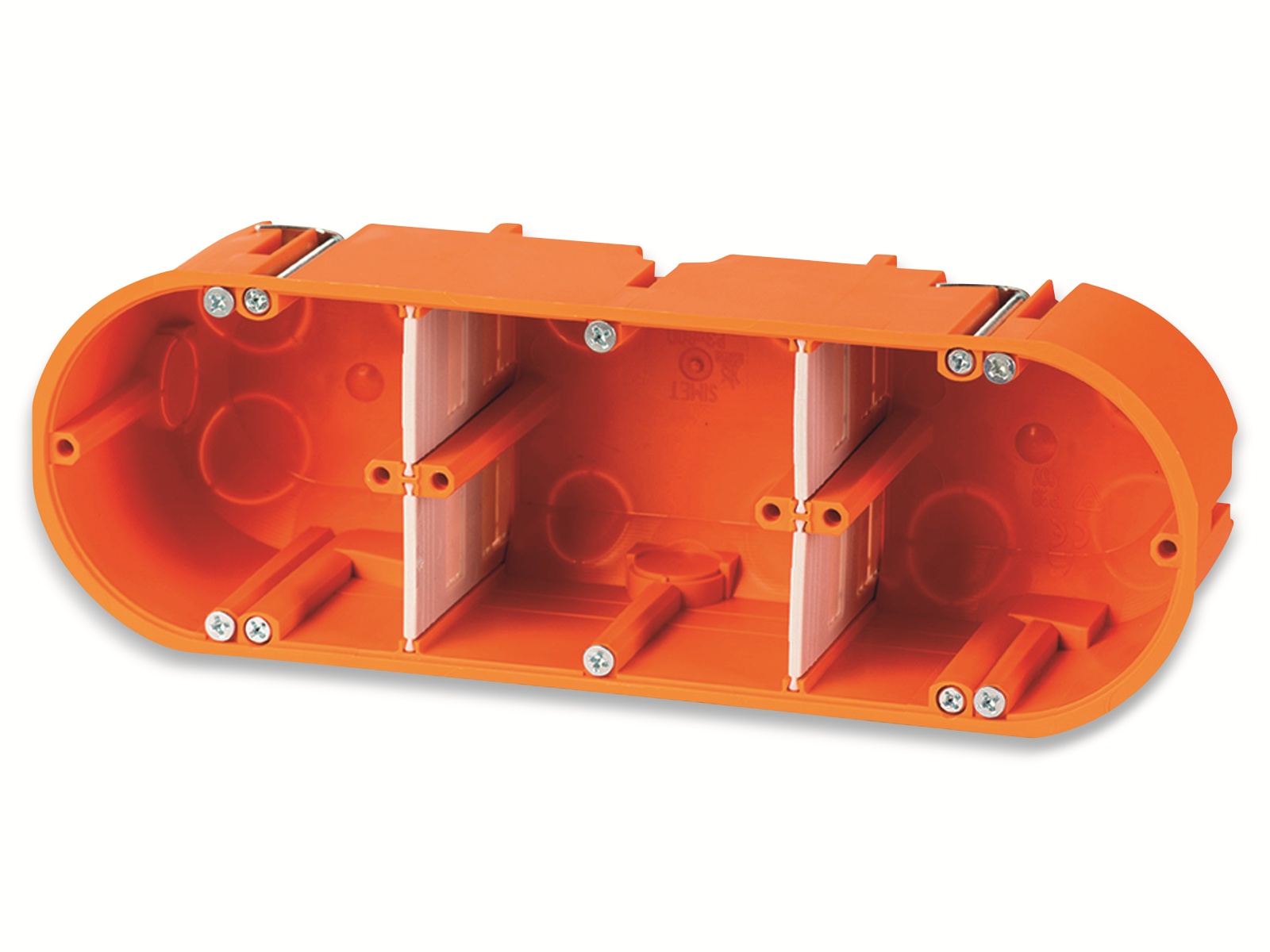 F-TRONIC Hohlwanddose, Ø 68 mm, T 60 mm, 3-fach,massiv F-TRONIC Hohlwanddose, Ý 68 mm, T 60 mm, 3-fach,massiv