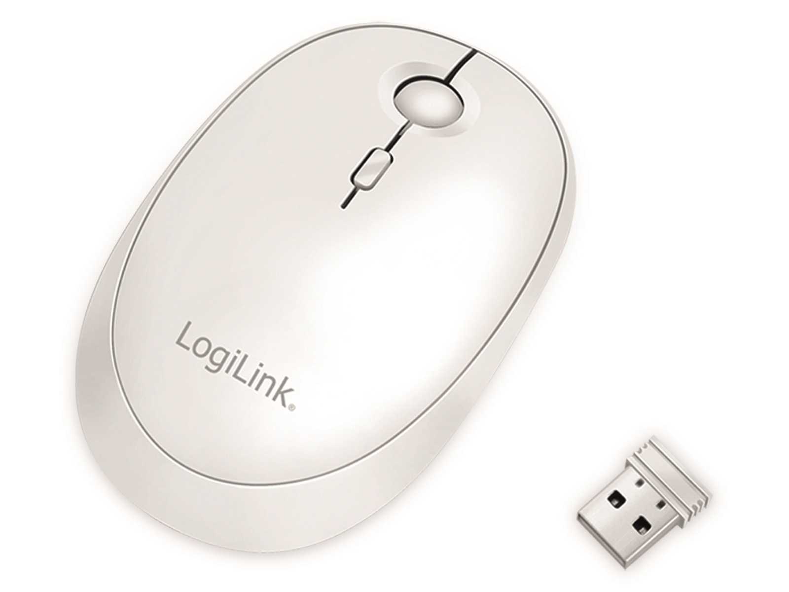 LOGILINK Bluetooth- und Funkmaus ID0205, Dual-Mode, weiß LOGILINK Bluetooth- und Funkmaus ID0205, Dual-Mode, weiß