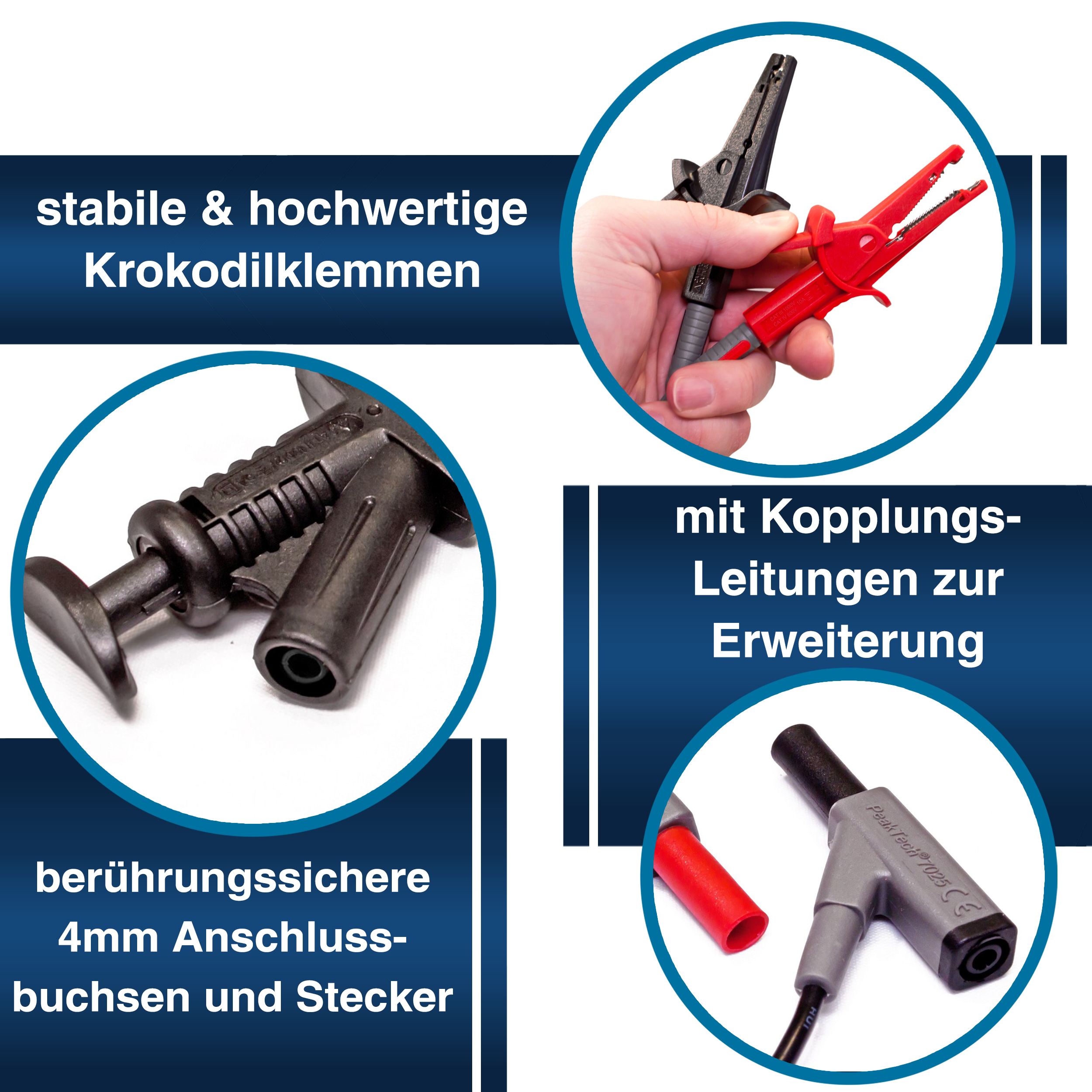 PEAKTECH Messzubehör-Set, P8200 PEAKTECH Messzubehör-Set, P8200