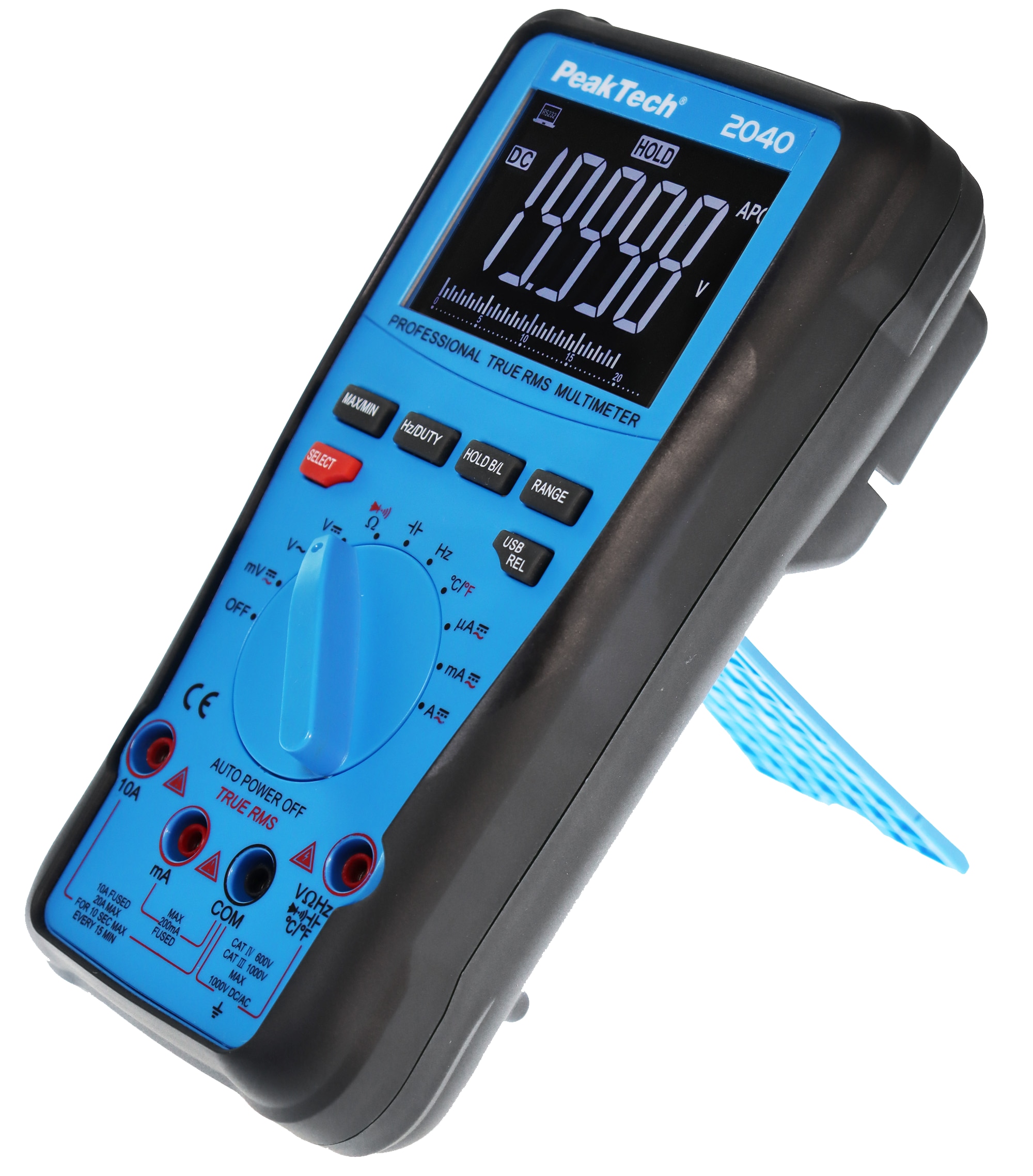 PEAKTECH True RMS Multimeter, P 2040, 20.000 Counts, USB PEAKTECH True RMS Multimeter, P 2040, 20.000 Counts, USB