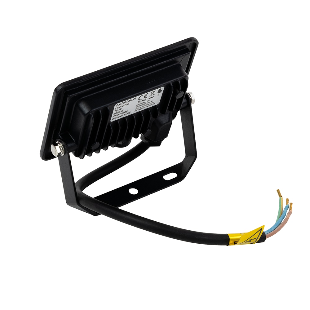 LUXULA LED-Fluter, EEK: F, 10W, 1000lm, 3000K, schwarz