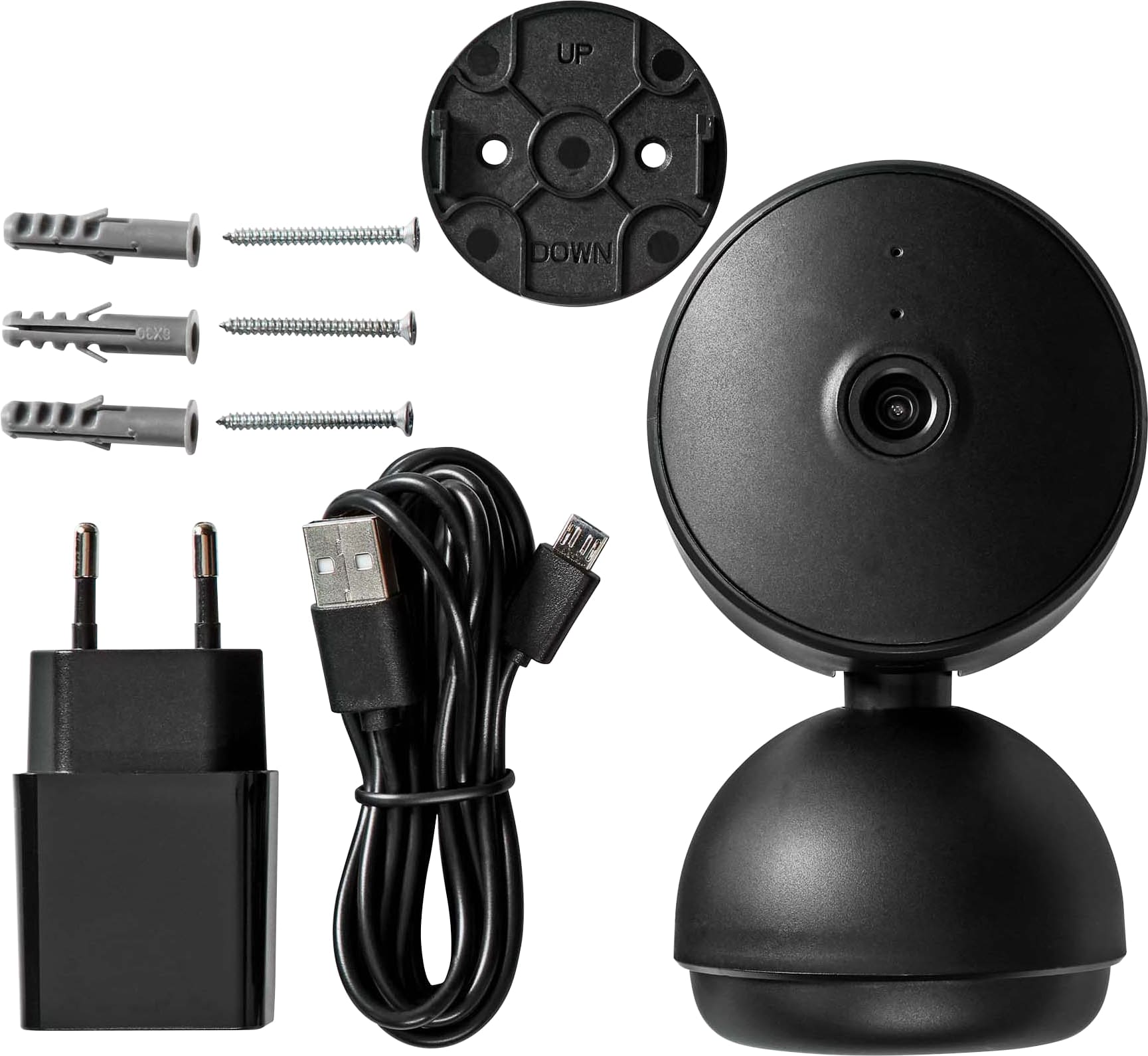 NEDIS Überwachungskamera SmartLife, WIFICI22CBK, Innen, Wi-Fi, schwarz NEDIS Überwachungskamera SmartLife, WIFICI22CBK, Innen, Wi-Fi, schwarz