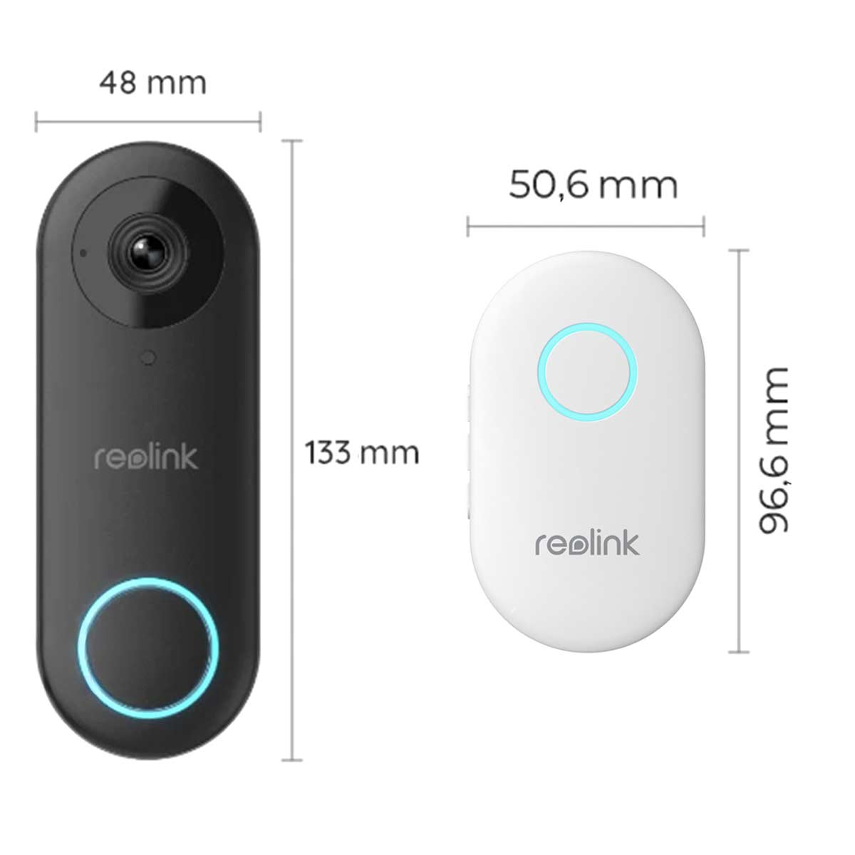 REOLINK Türklingel mit Kamera D340W, außen, schwarz REOLINK Türklingel mit Kamera D340W, außen, schwarz