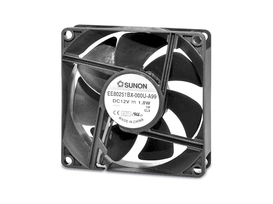 SUNON Axiallüfter EF80252S11000UA99, 80x80x25 mm, 24 V-