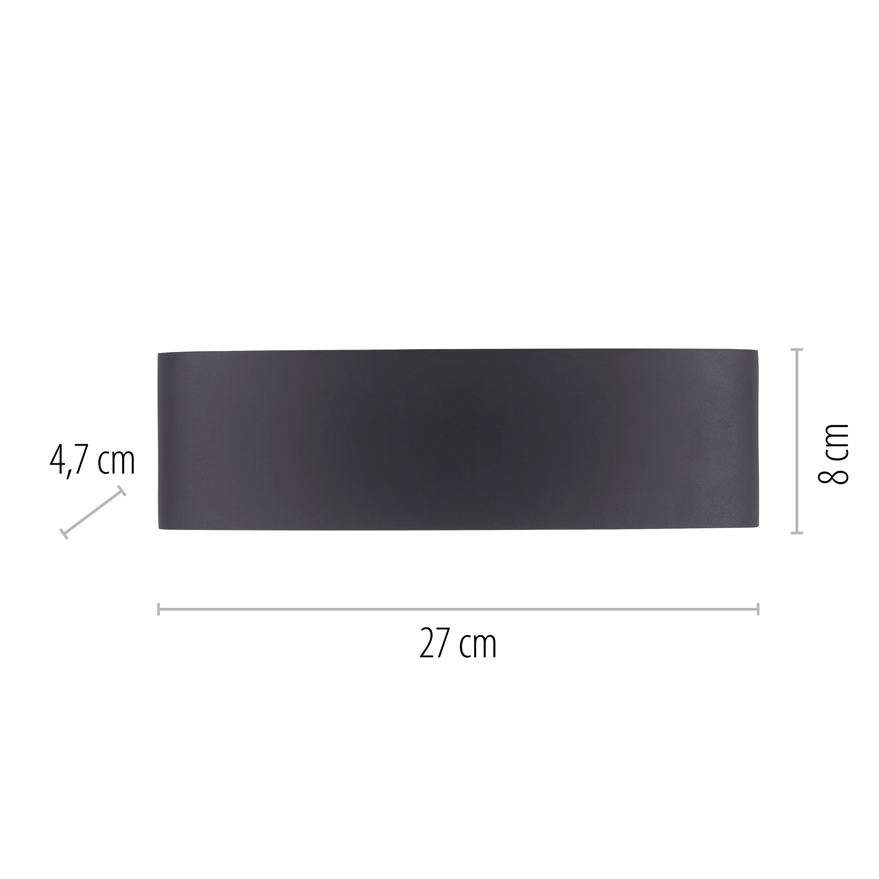PAUL NEUHAUS LED-Wandleuchte 9489-13 anthrazit, 8 W, 1200 lm, 3000 K, IP54 PAUL NEUHAUS LED-Wandleuchte 9489-13 anthrazit, 8 W, 1200 lm, 3000 K, IP54