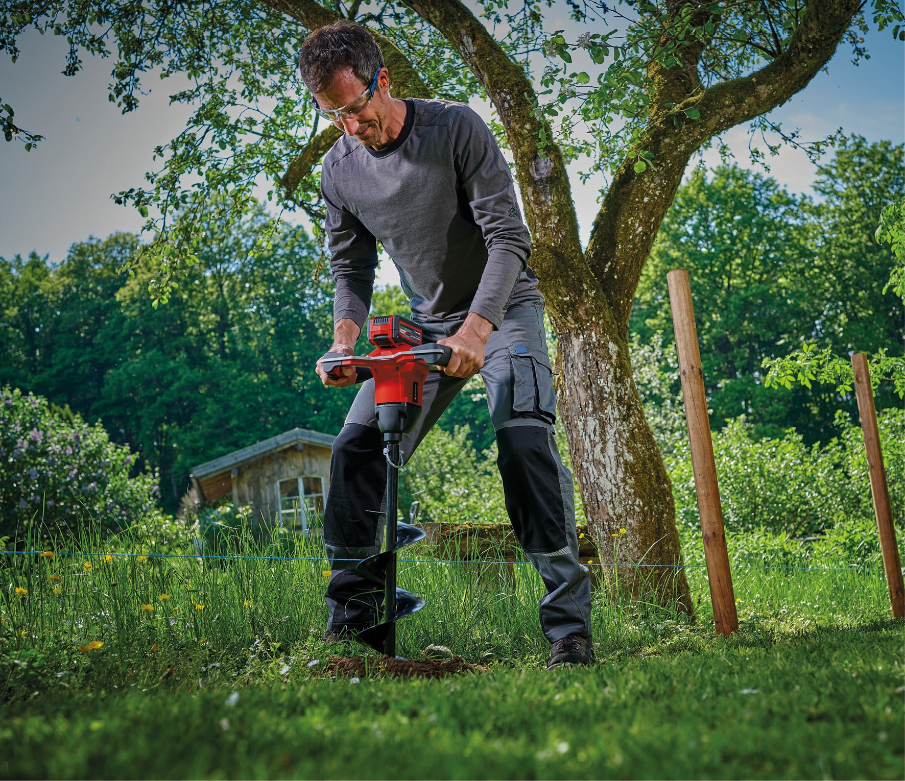 EINHELL PROFESSIONAL Akku-Erdbohrer GP-EA 18/150 Li BL-Solo EINHELL Akku-Erdbohrer GP-EA 18/150 Li BL-Solo