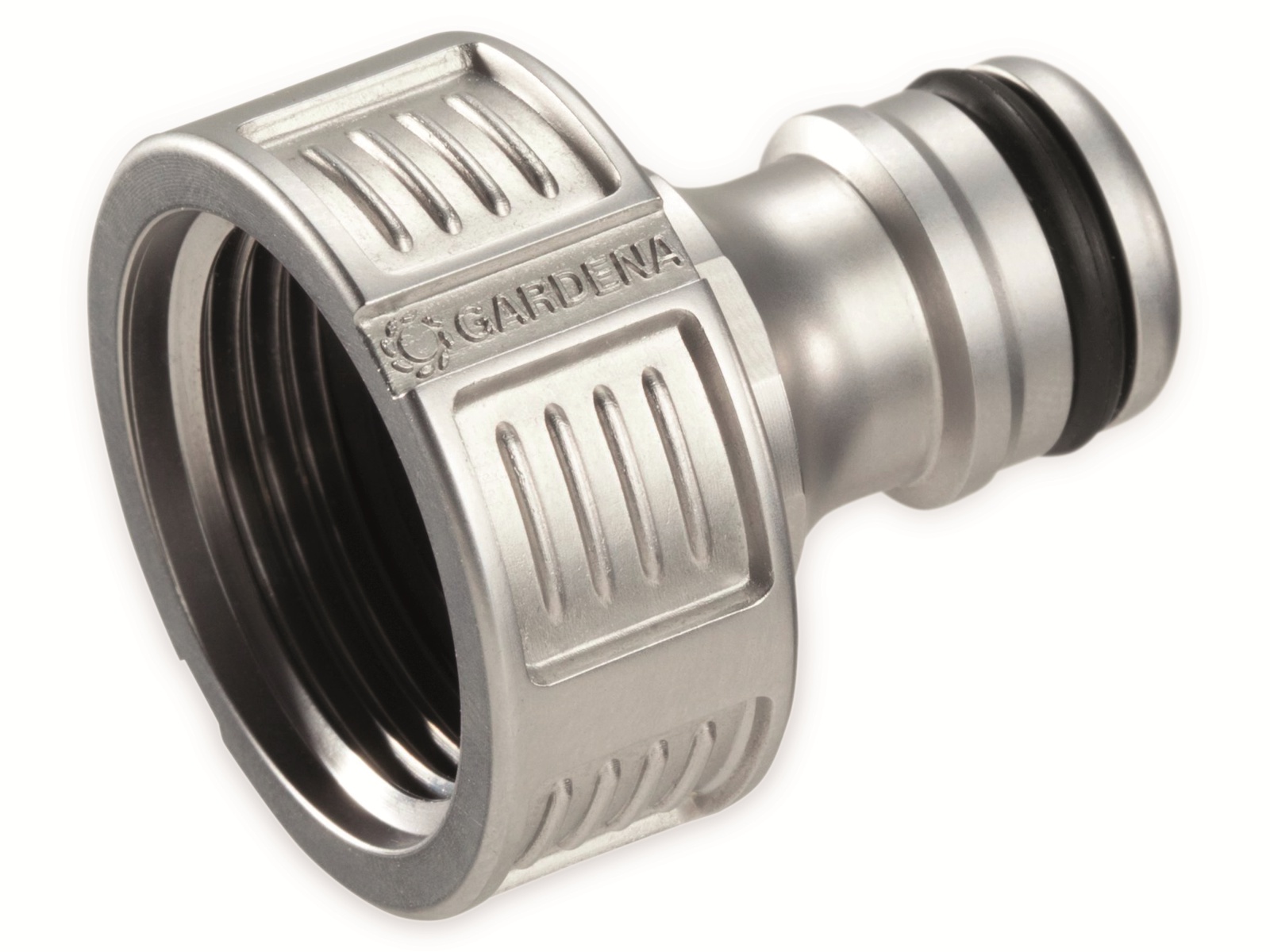 GARDENA Hahnstück 18241-20, Metall, 21 mm (1/2") auf 26,5 mm (G 3/4") GARDENA Hahnstück 18241-20, Metall, 21 mm (1/2") auf 26,5 mm (G 3/4")