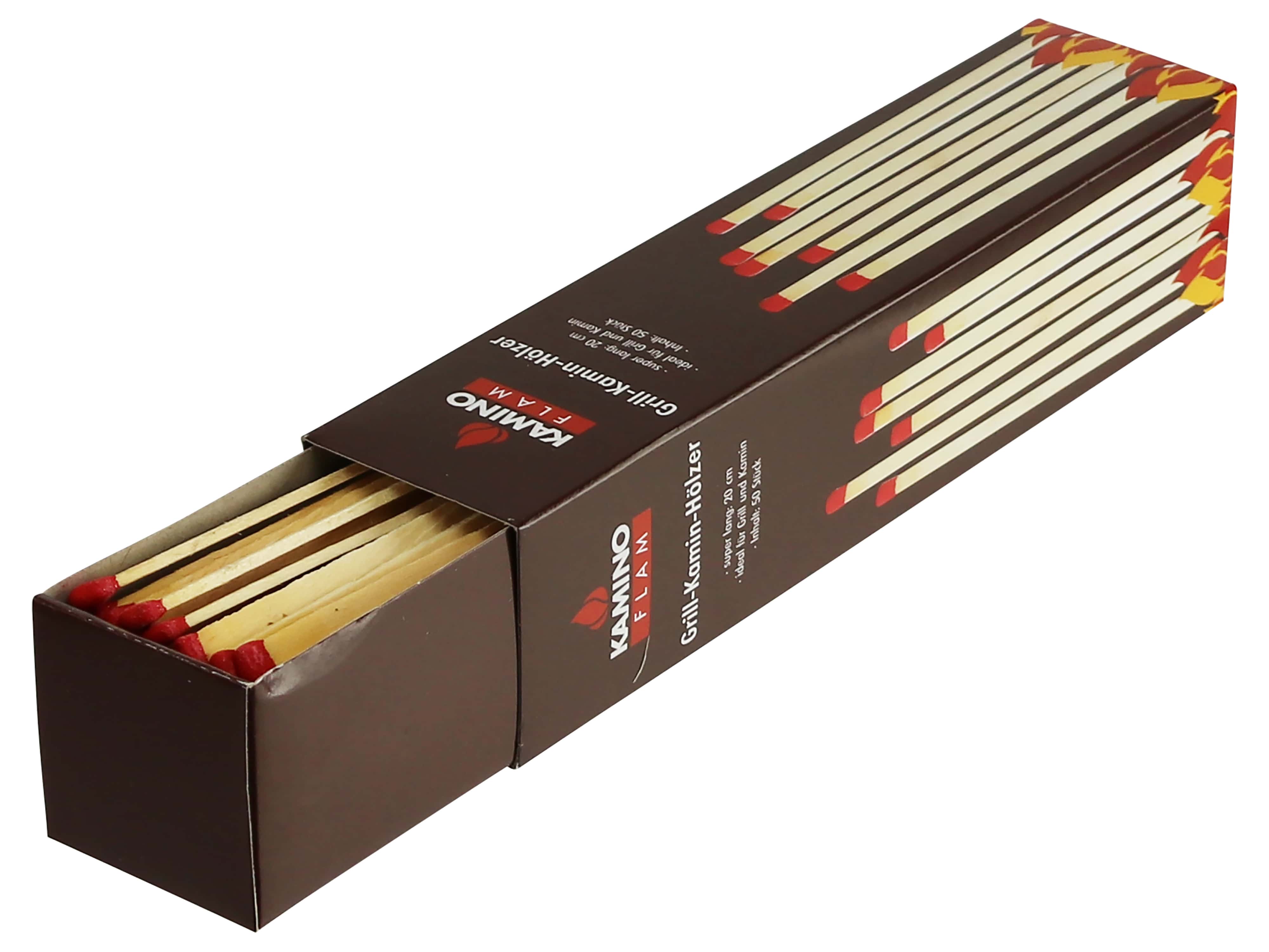 KAMINO Grill-Kamin-Hölzer, 50 Stück KAMINO Grill-Kamin-Hölzer, 50 Stück