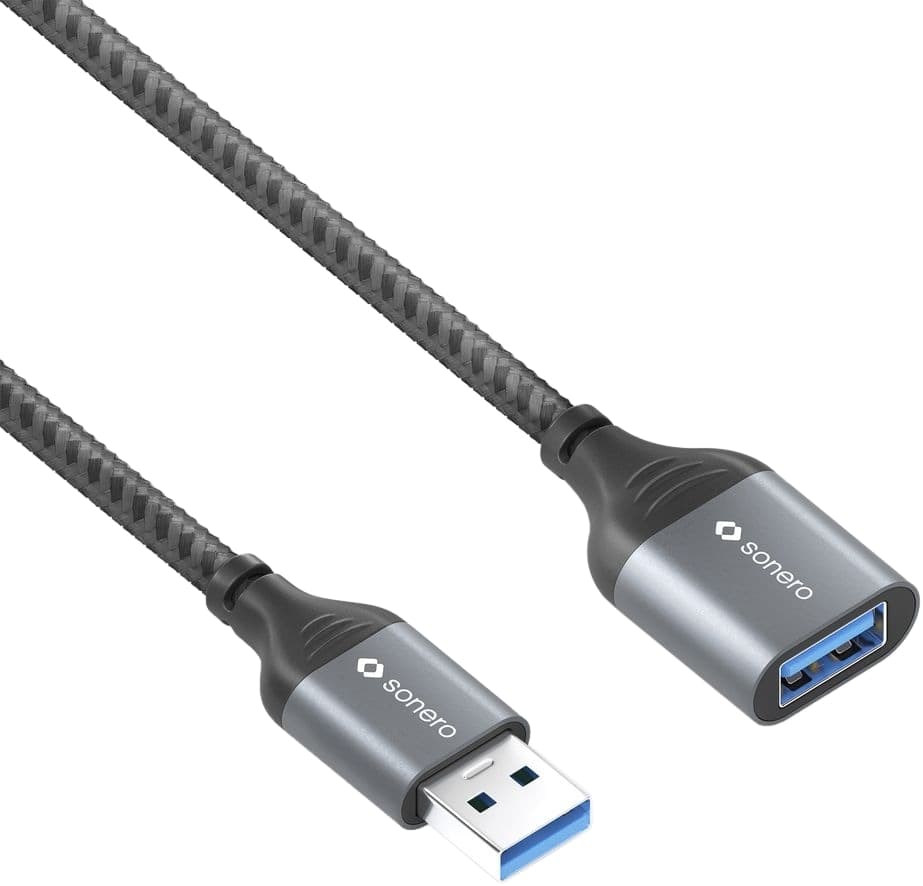 SONERO USB 3.0 Verlängerung SPC-U055-030 3m grau-schwarz SONERO USB 3.0 Verlängerung SPC-U055-030 3m grau-schwarz