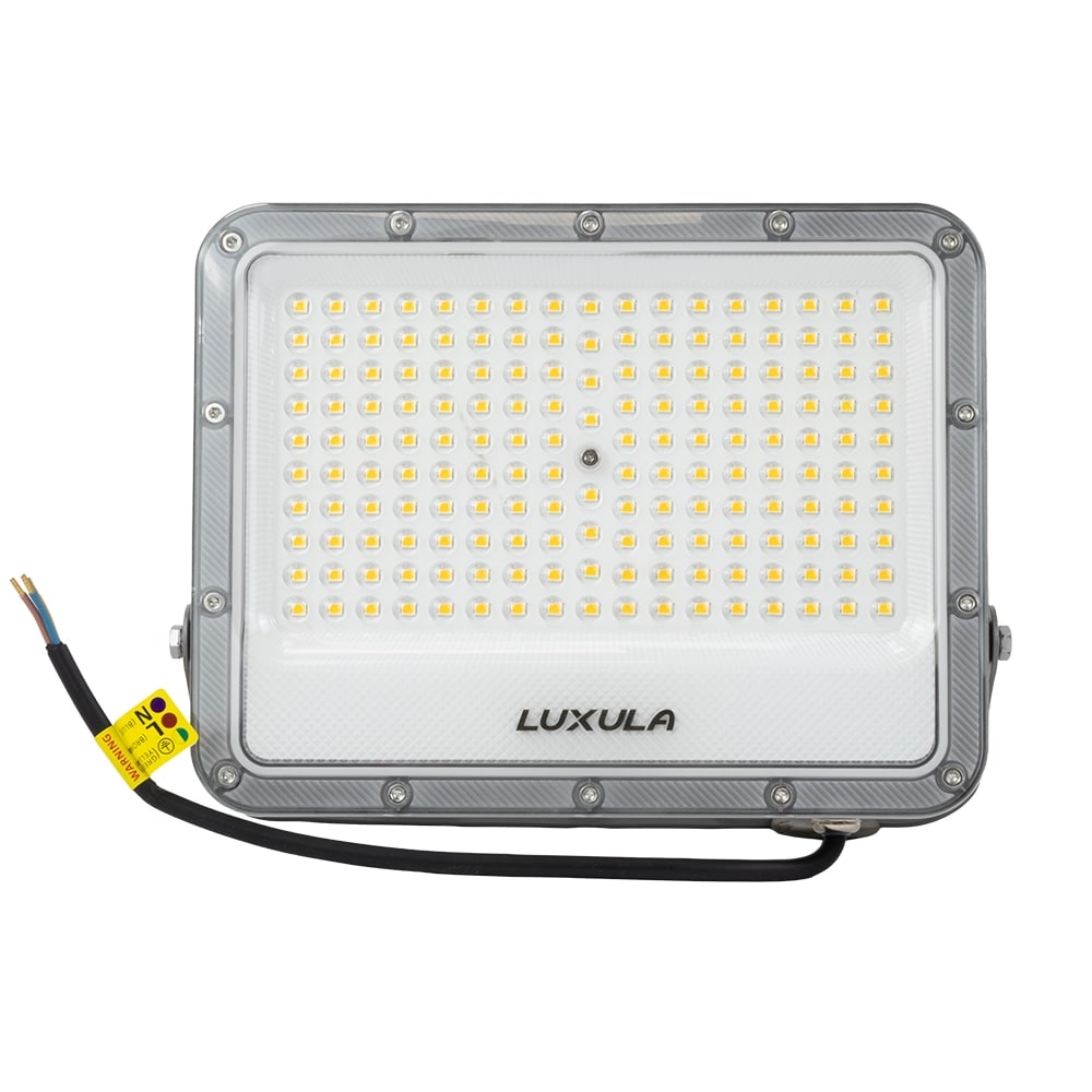 LUXULA LED-Fluter, EEK: E, 100W, 12000lm, 4000K, IP65, grau LUXULA LED-Fluter, EEK: E, 100W, 12000lm, 4000K, IP65, grau
