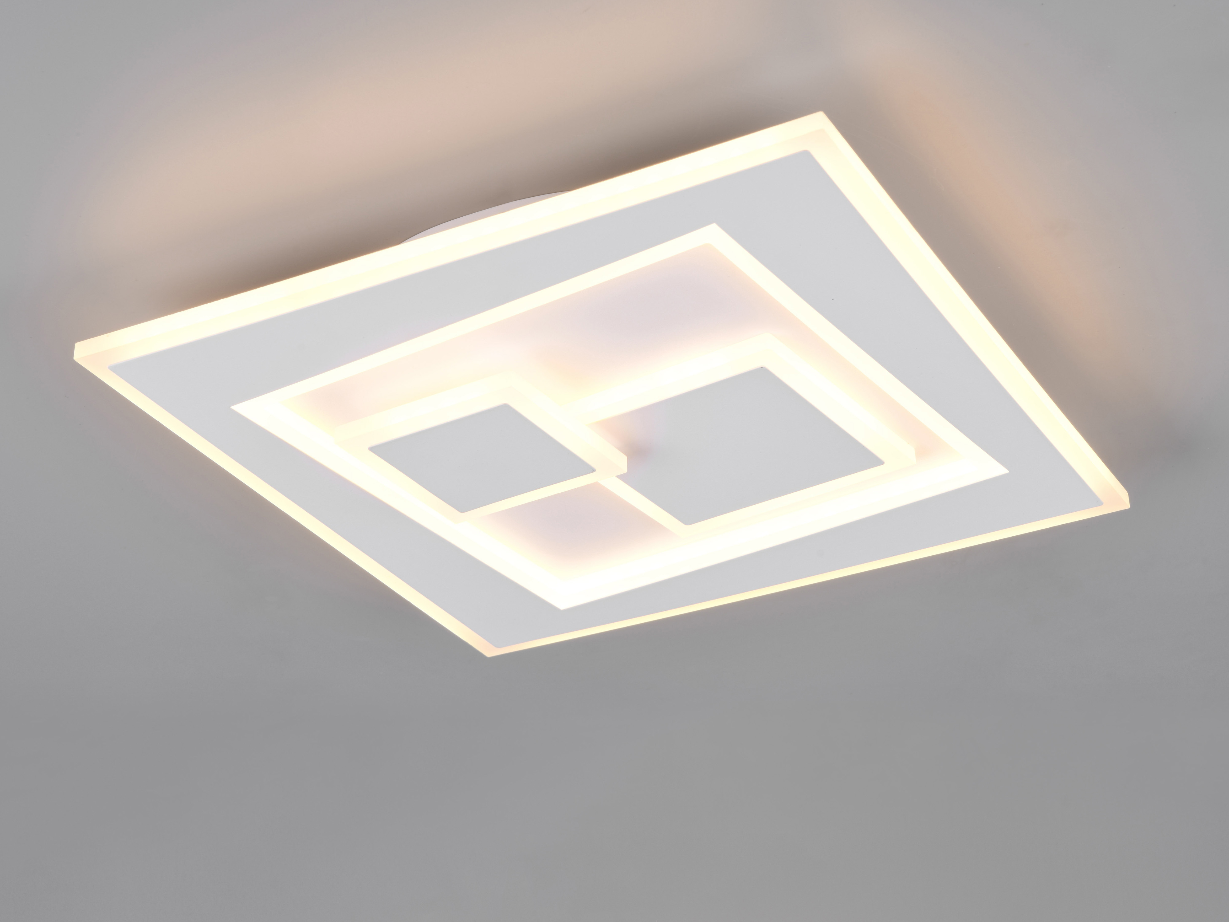 REALITY LED-Deckenleuchte Deglas, 34W, 2700... 6500K, 3900lm, Fernbedienung, CCT, IP20, weiß REALITY LED-Deckenleuchte Deglas, 34W, 2700... 6500K, 3900lm, Fernbedienung, CCT, IP20, weiß