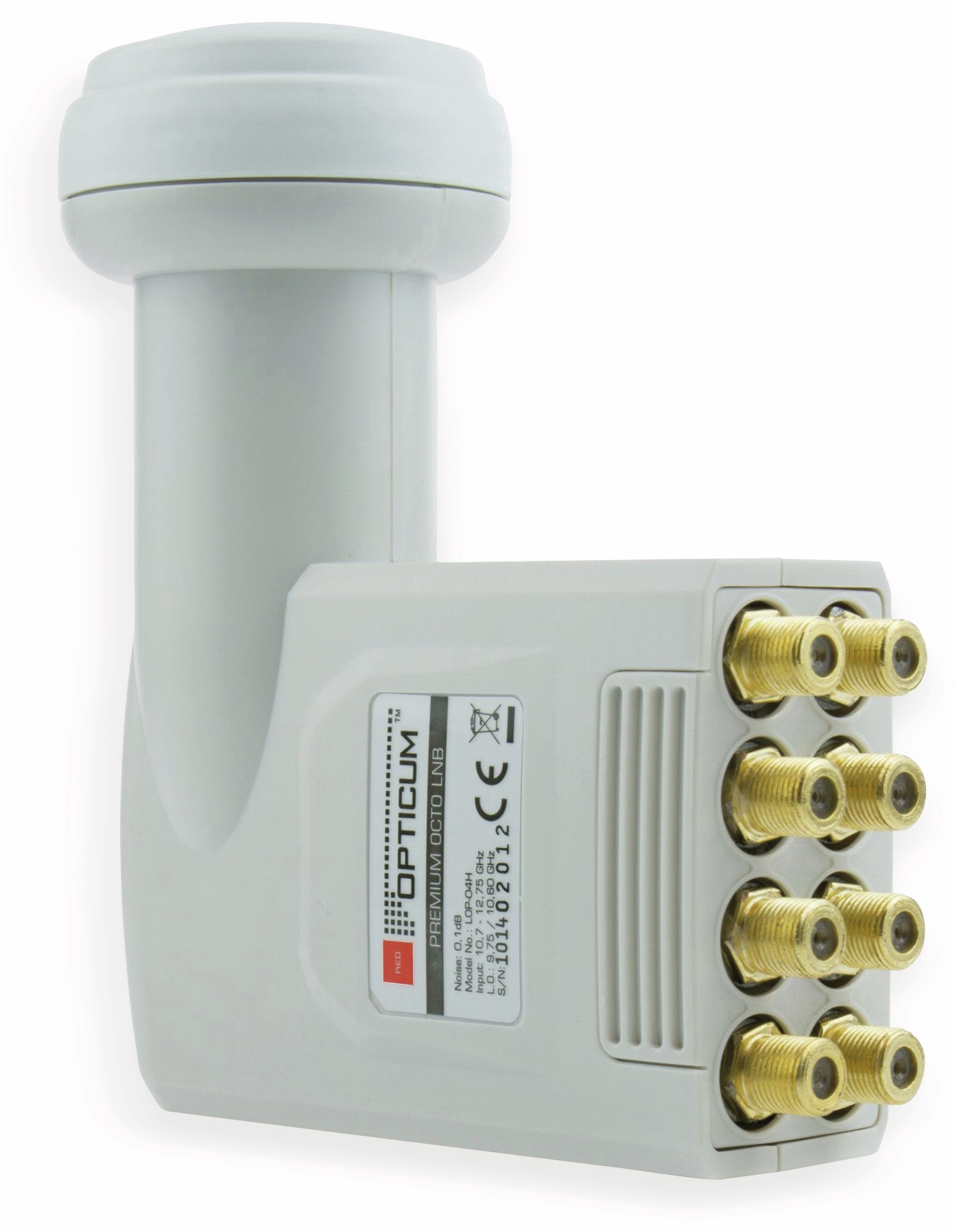 RED OPTICUM Universal Octo-LNB LOP-04H RED OPTICUM Universal Octo-LNB LOP-04H