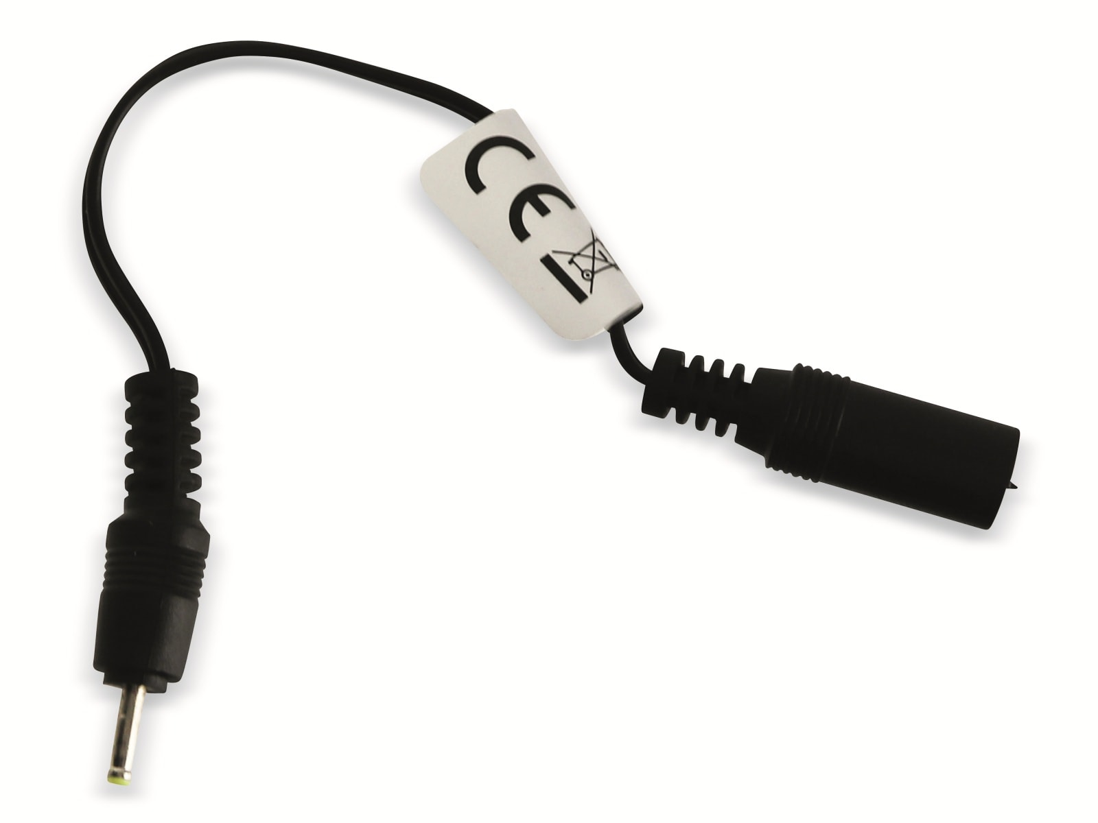 Adapterkabel, 5,5/2,1 Hohlkupplung auf 2,5/0,7 Hohlstecker