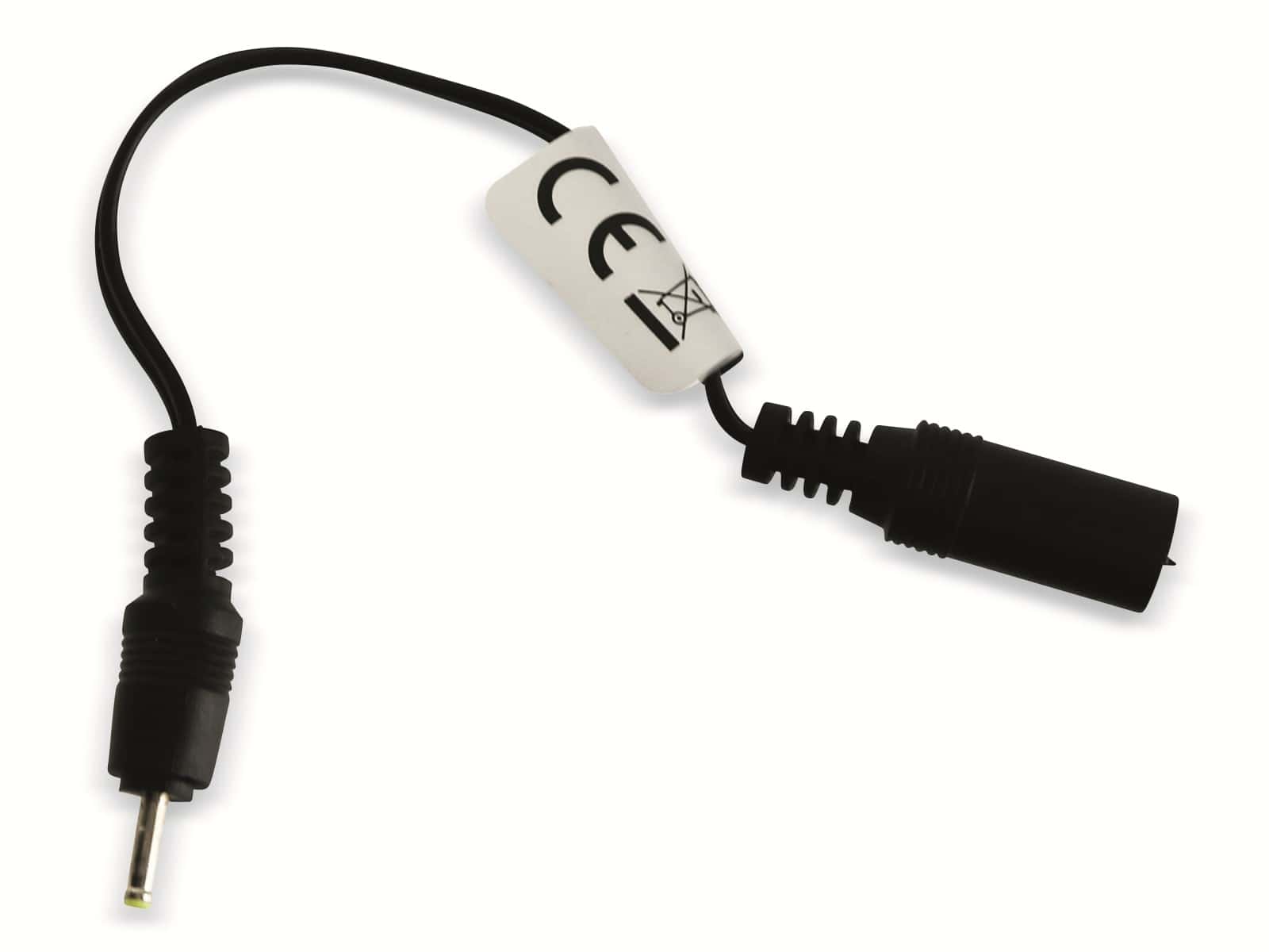Adapterkabel, 5,5/2,1 Hohlkupplung auf 2,5/0,7 Hohlstecker Adapterkabel, 5,5/2,1 Hohlkupplung auf 2,5/0,7 Hohlstecker