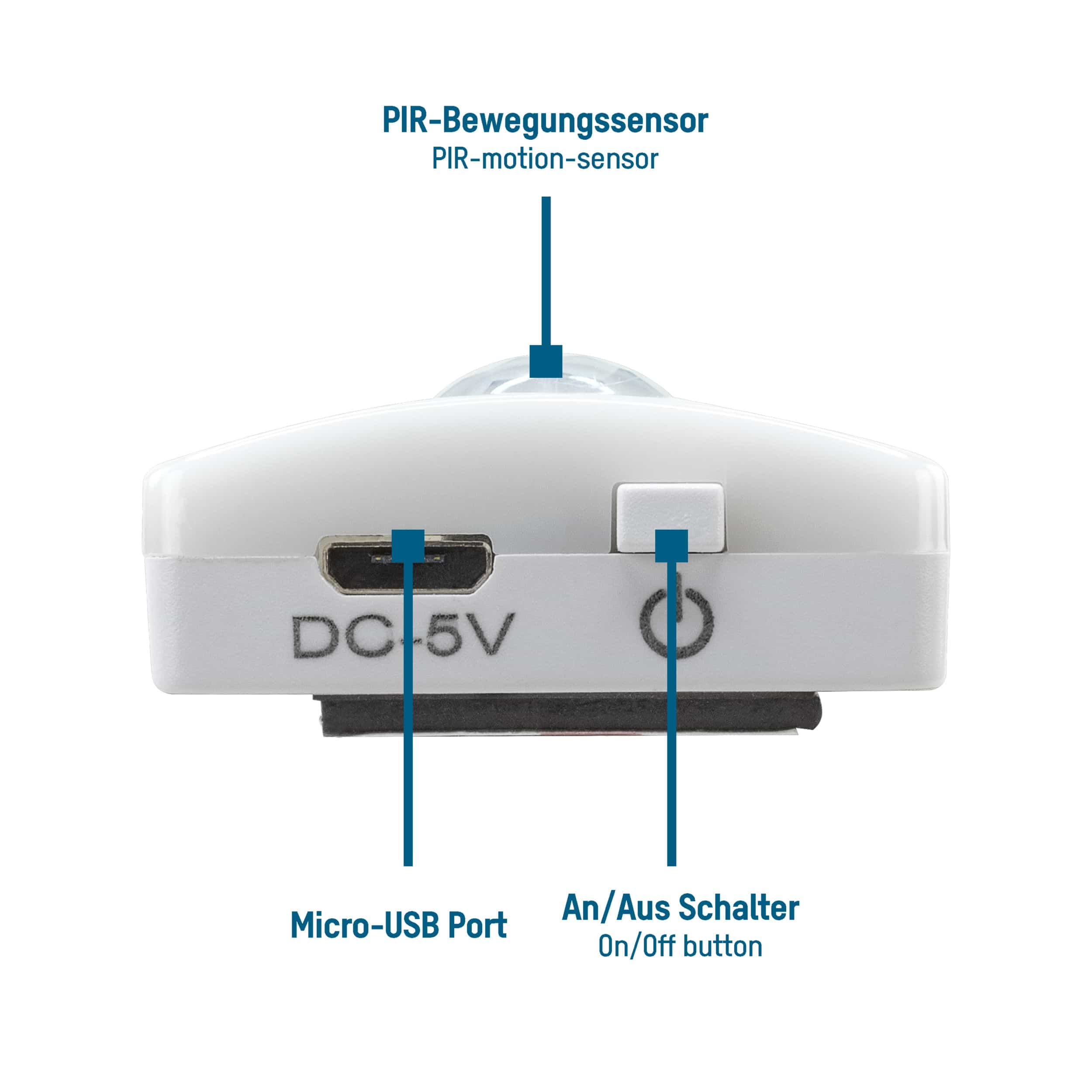 ANSMANN Unterbauleuchte M mit Bewegungssensor, wiederaufladbar, USB ANSMANN Unterbauleuchte M mit Bewegungssensor, wiederaufladbar, USB