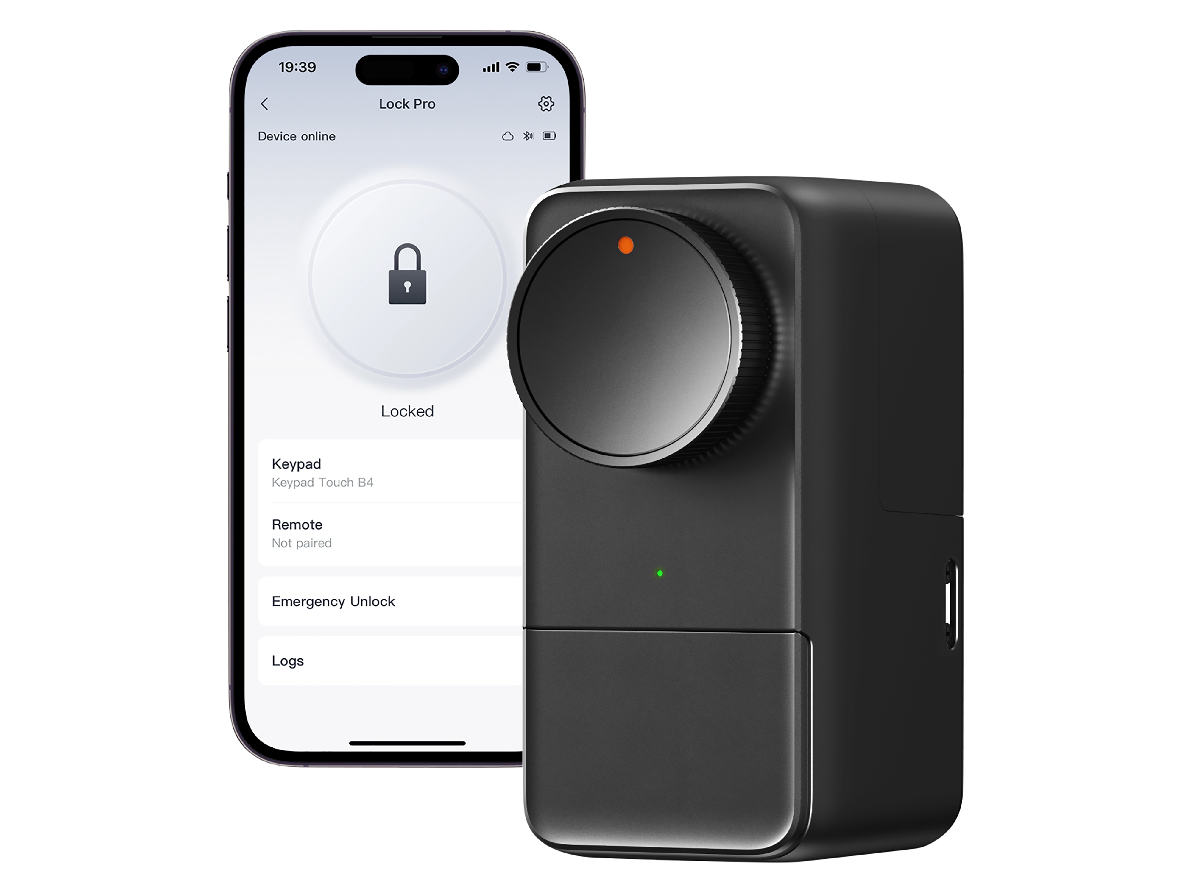 SWITCHBOT Smartes Türschloss, Smart Lock Pro, schwarz SWITCHBOT Smartes Türschloss, Smart Lock Pro, schwarz