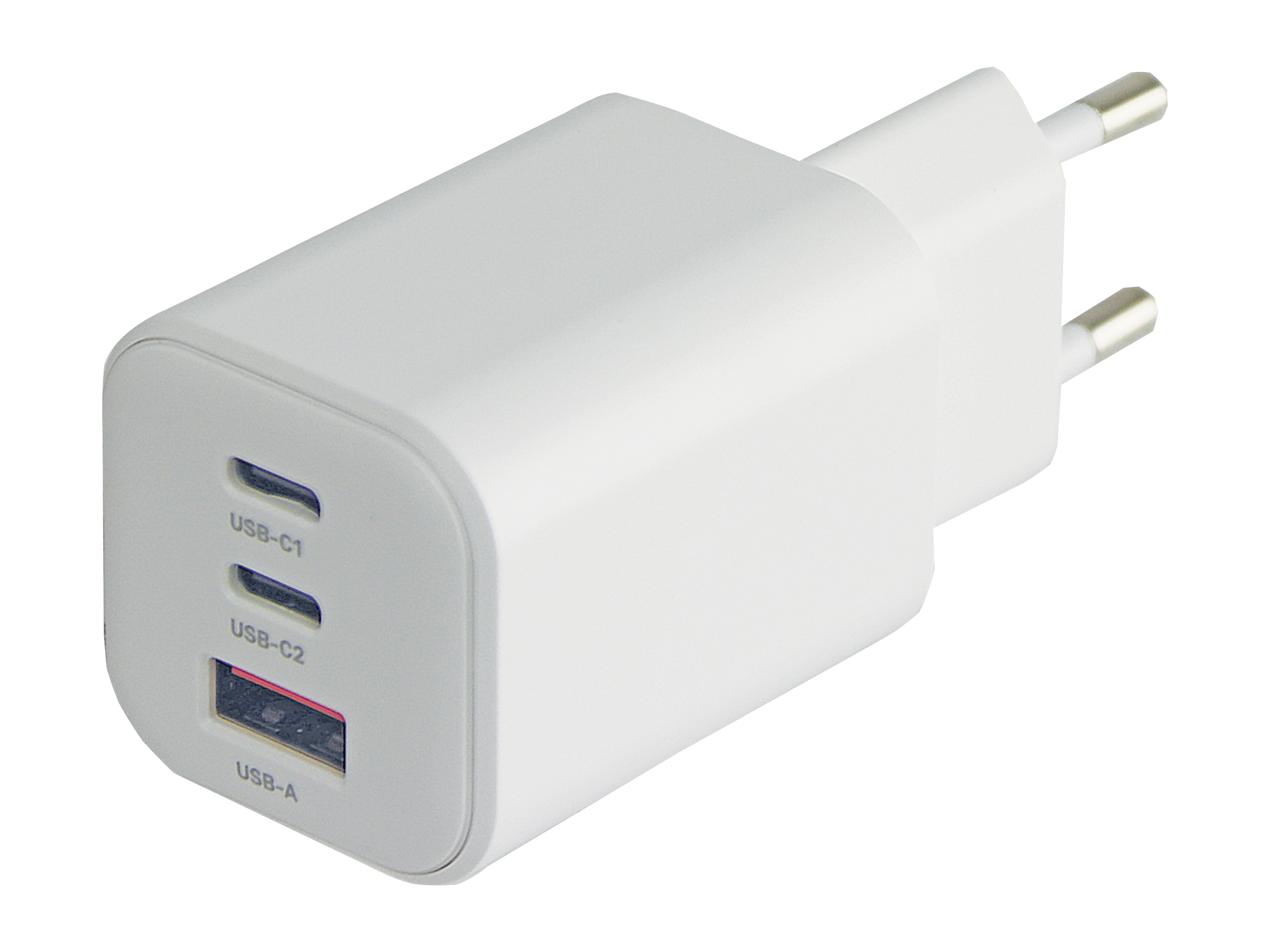 QUATPOWER USB-Ladegerät P816, 65 W, 3-fach, 2 x USB-C, 1 x USB-A, weiß QUATPOWER USB-Ladegerät P816, 65 W, 3-fach, 2 x USB-C, 1 x USB-A, weiß