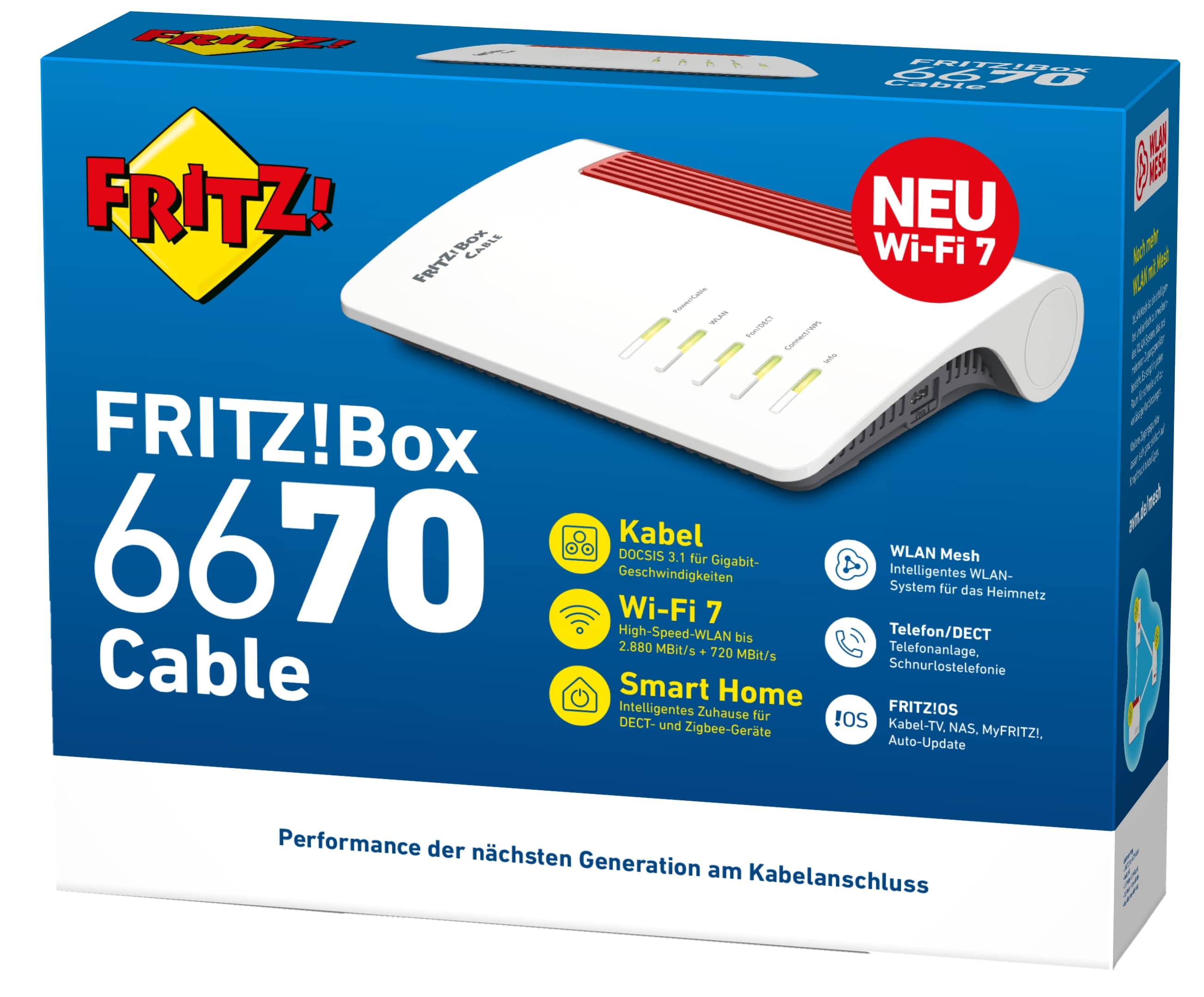AVM WLAN Router FRITZ!Box 6670 Cable AVM WLAN Router FRITZ!Box 6670 Cable