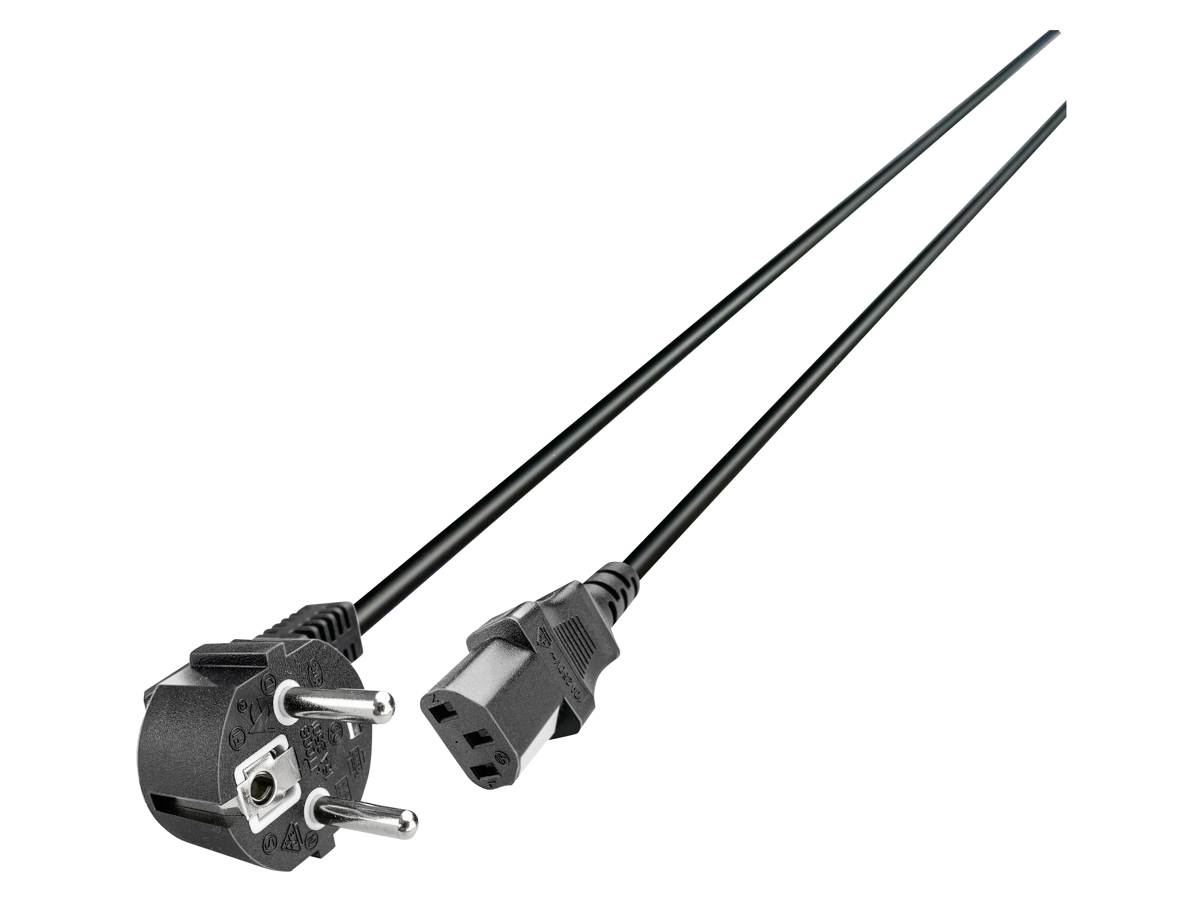 GRUNDIG Kaltgerätekabel, 2 m, schwarz GRUNDIG Kaltgerätekabel, 2 m, schwarz