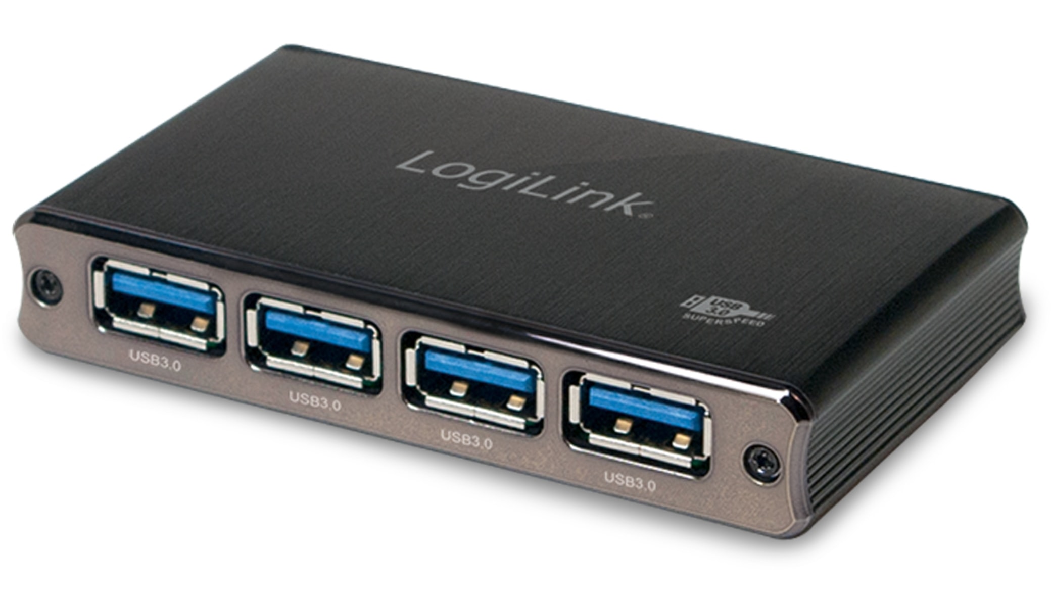 LOGILINK USB3.0-Hub UA0282, 4-Port, Aluminium LOGILINK USB3.0-Hub UA0282, 4-Port, Aluminium