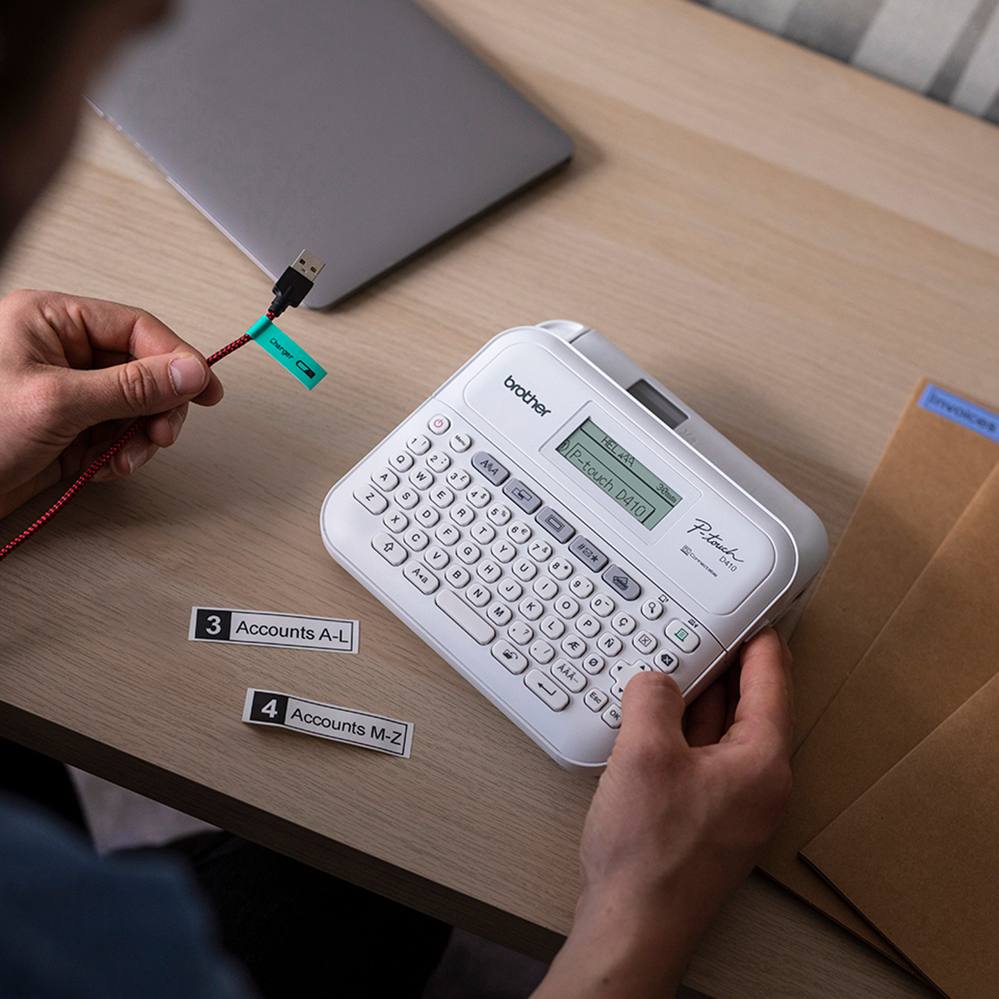 BROTHER Beschriftungsgerät P-Touch D410VP BROTHER Beschriftungsgerät P-Touch D410VP