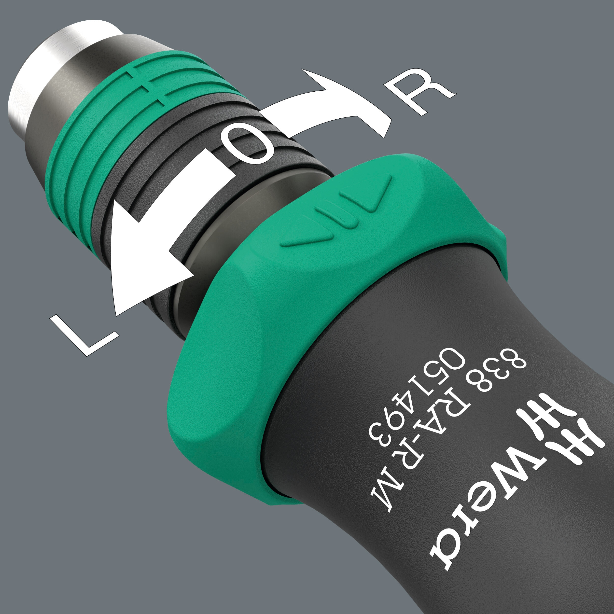 WERA Ratschenschraubendreher-Set, Kraftform Kompakt 838 RA-R M Set 1, 05051061001, 15‑teilig