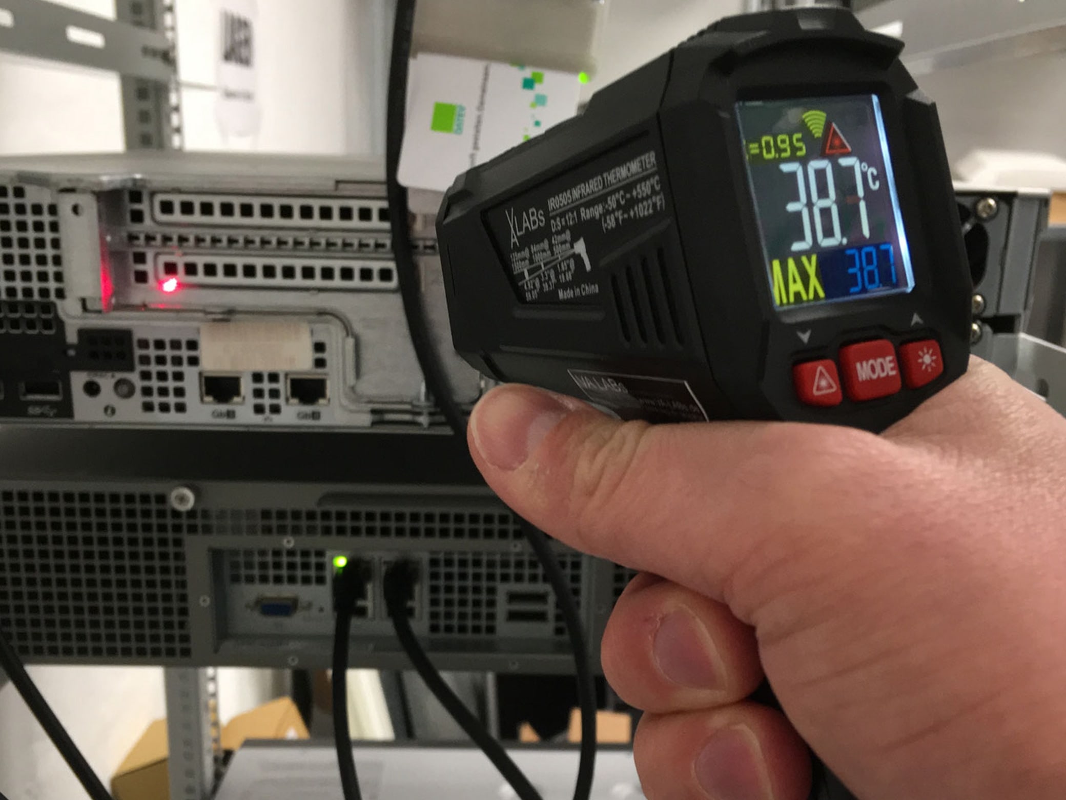 VA LABS IR0505: Infrarot-Thermometer, -50 bis +550 °C VA LABS IR0505: Infrarot-Thermometer, -50 bis +550 °C