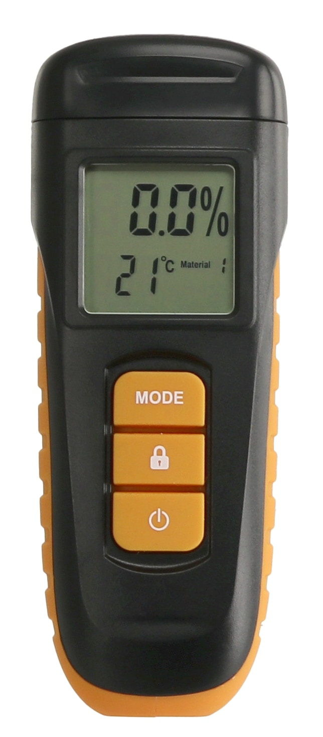 Feuchte-Messgerät GT-FM-04, schwarz/orange Feuchte-Messgerät GT-FM-04, schwarz/orange