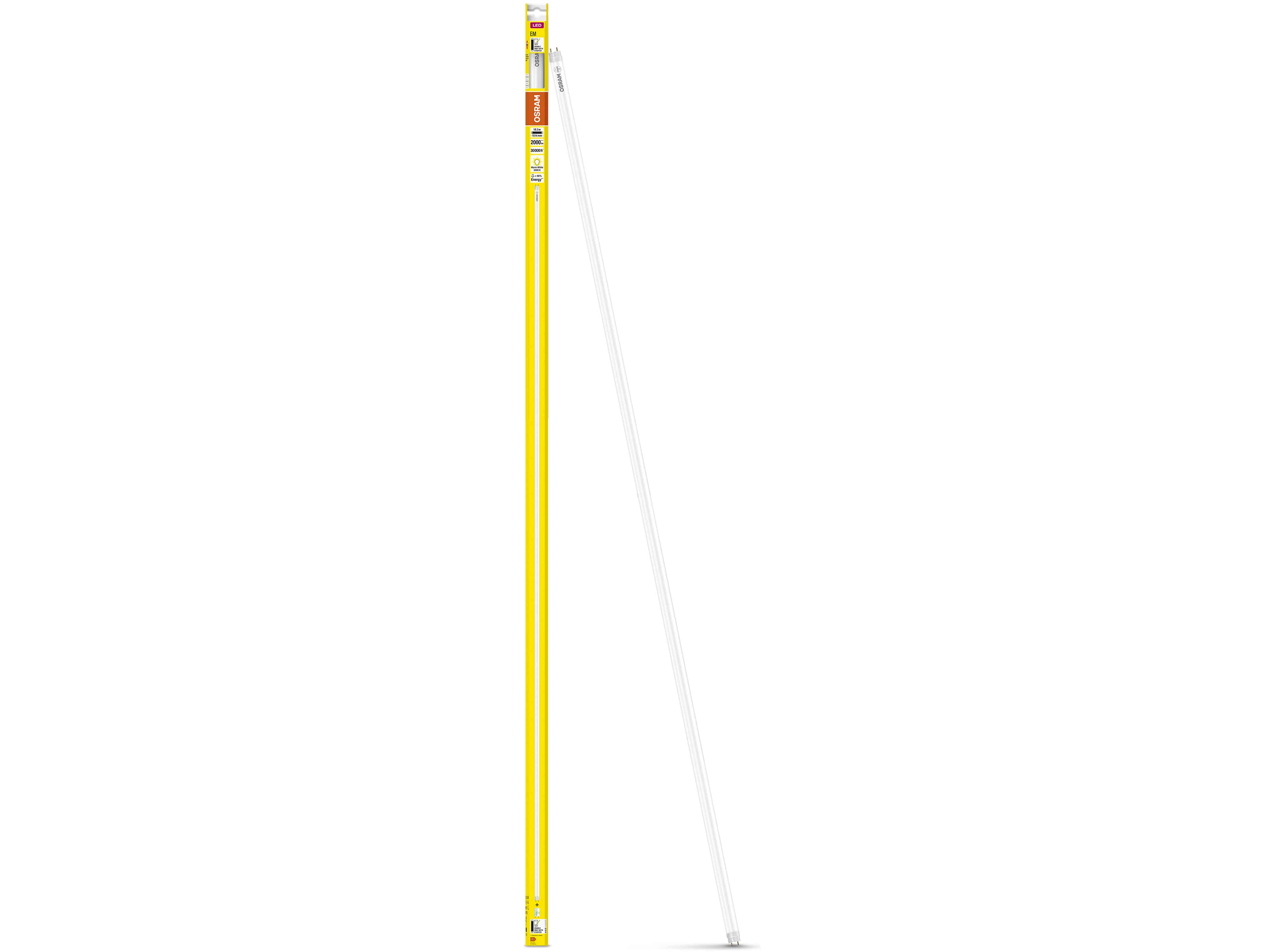 OSRAM LED-Röhre, T8, 1500mm, G13, EEK: F, 18,3W, 2000lm, 3000K, PC OSRAM LED-Röhre, T8, 1500mm, G13, EEK: F, 18,3W, 2000lm, 3000K, PC