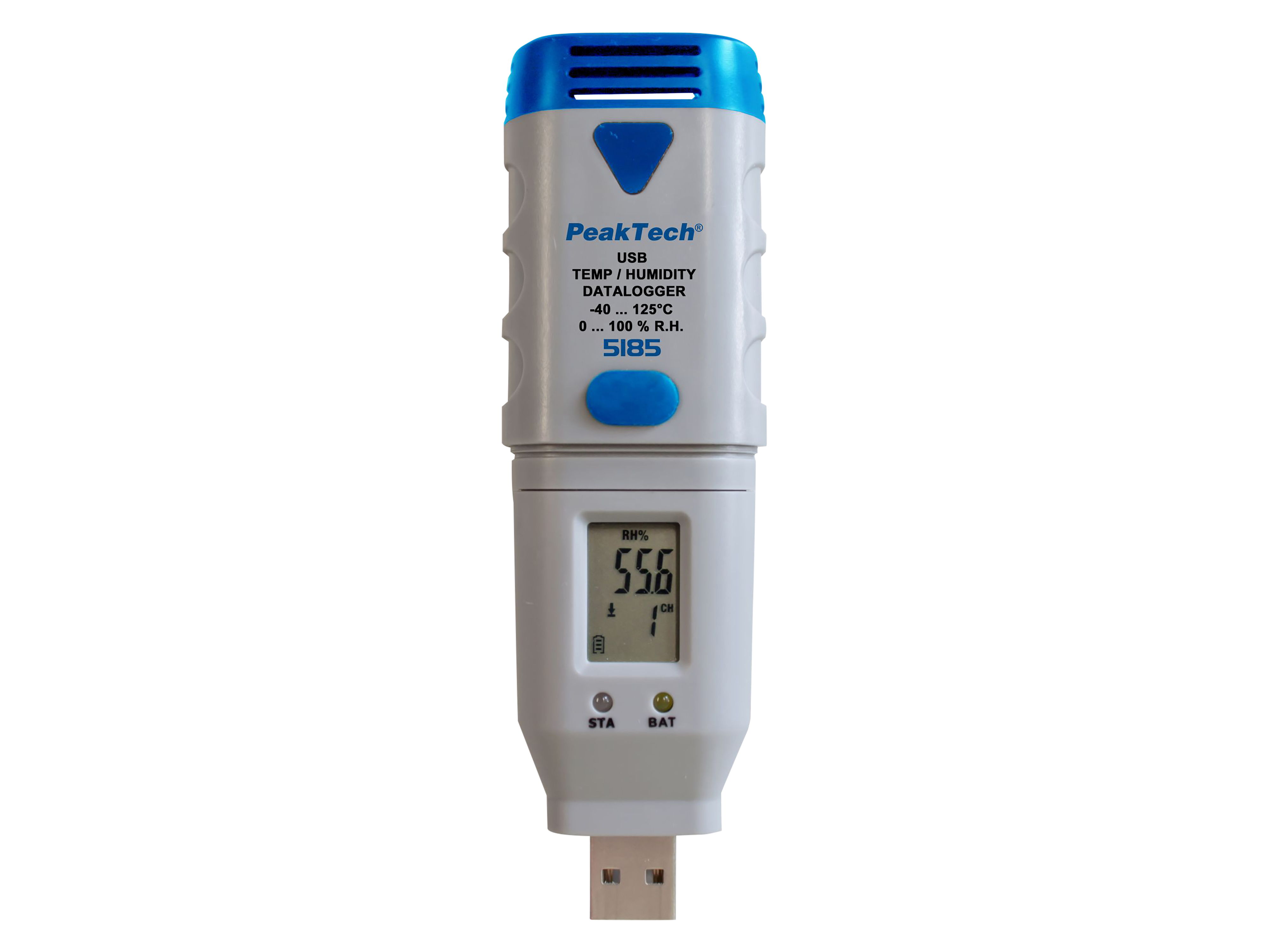 PEAKTECH USB-Datenlogger P 5185, Temperatur und Luftfeuchtigkeit