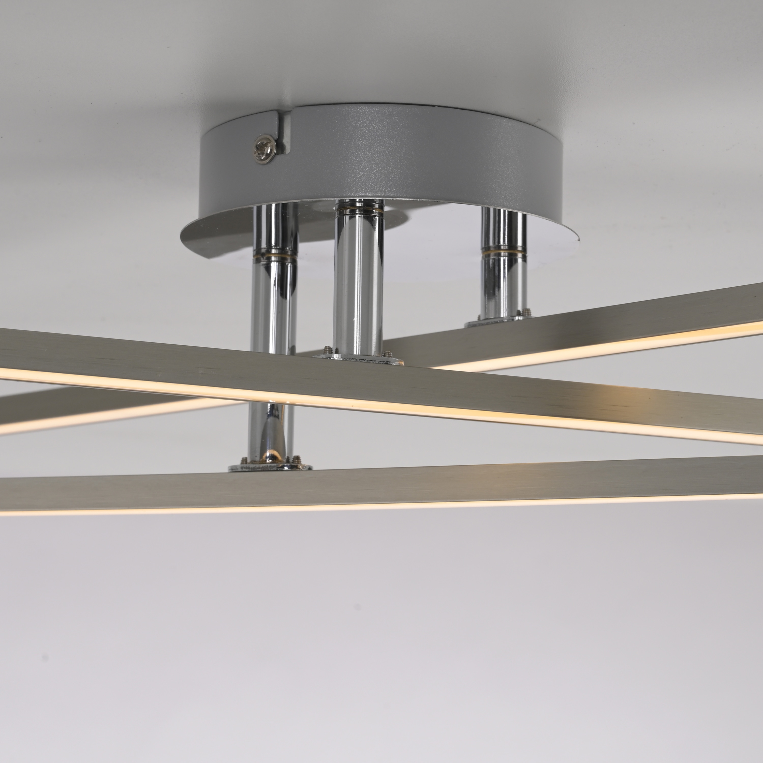 JUST LIGHT LED-Deckenleuchte 14727-55, 16W, 3000K, 1960lm, warmweiß, IP20, stahl JUST LIGHT LED-Deckenleuchte 14727-55, 16W, 3000K, 1960lm, warmweiß, IP20, stahl