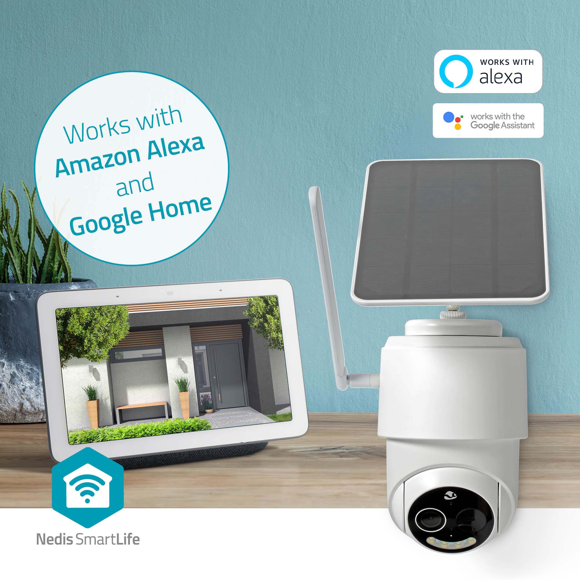 NEDIS Überwachungskamera SmartLife, SIMCBO50WT, Außen, weiß NEDIS Überwachungskamera SmartLife, SIMCBO50WT, Außen, weiß
